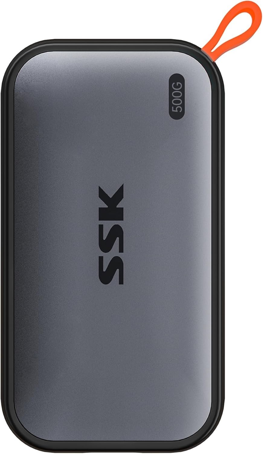 Portable SSD 500GB External Solid State Drives, up to 1050MB/s USB C SSD Externa
