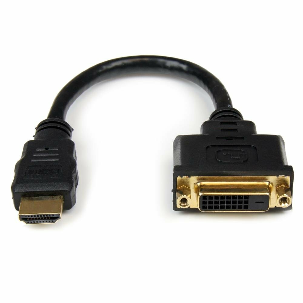 StarTech.com HDMI-DVI-D conversion cable adapter 20 cm HDMI from Japan