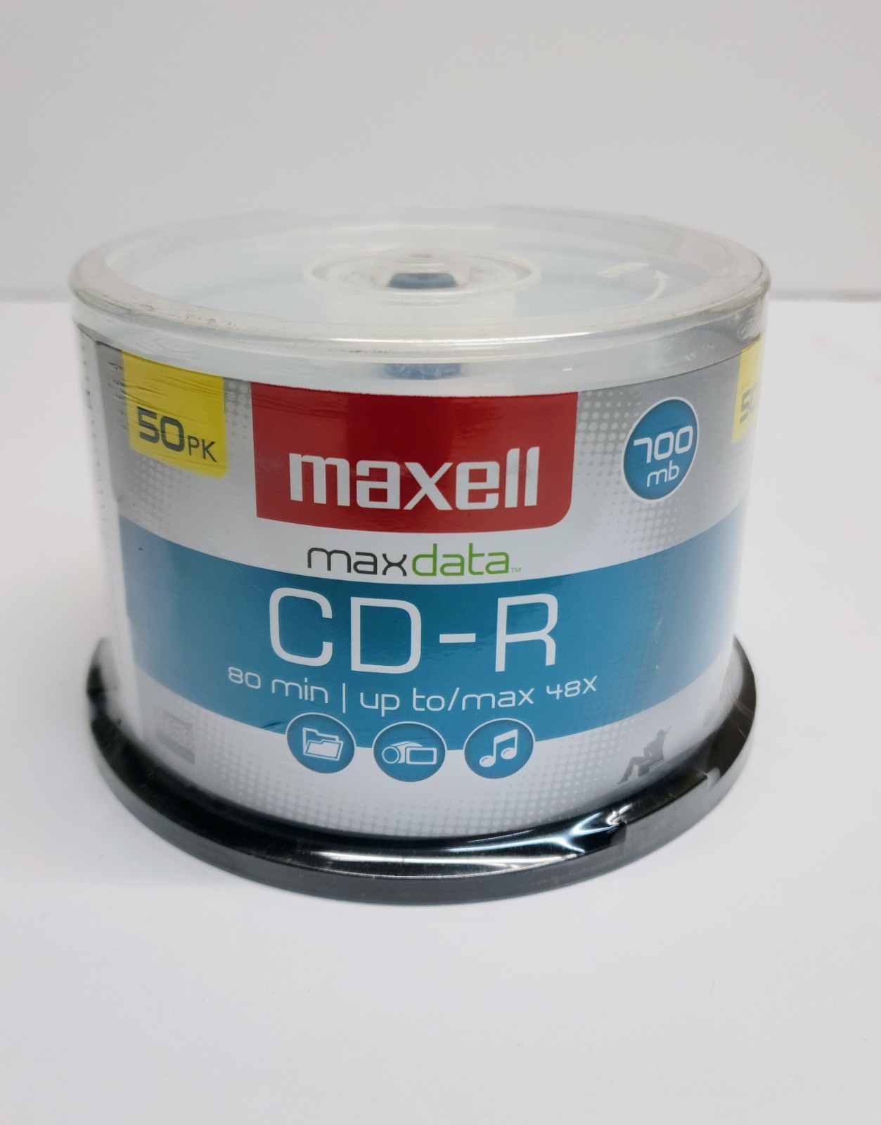 Maxell CD-R Blank Media 50 Pack Spindle 80 Minute 700MB MAX648250