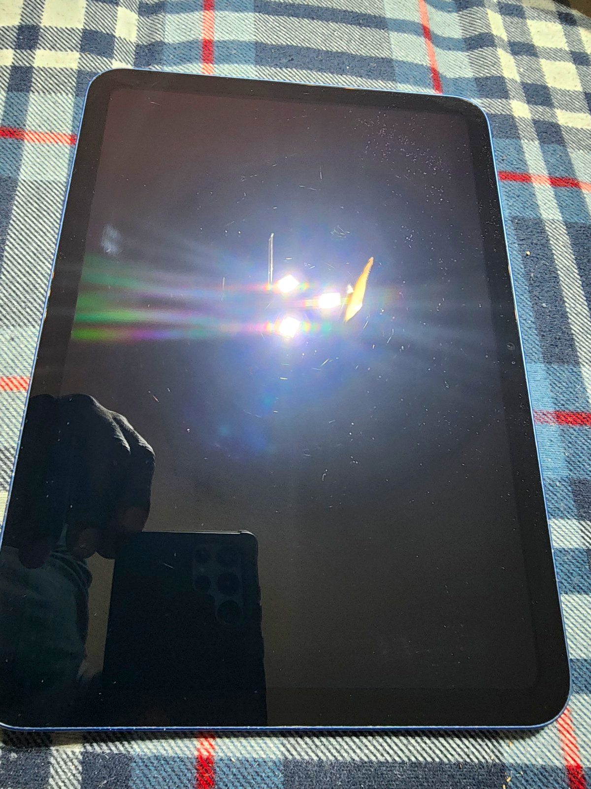 Apple iPad 11 in 256GB Blue Tablet Wi‑Fi + 5G Model A2096 Used