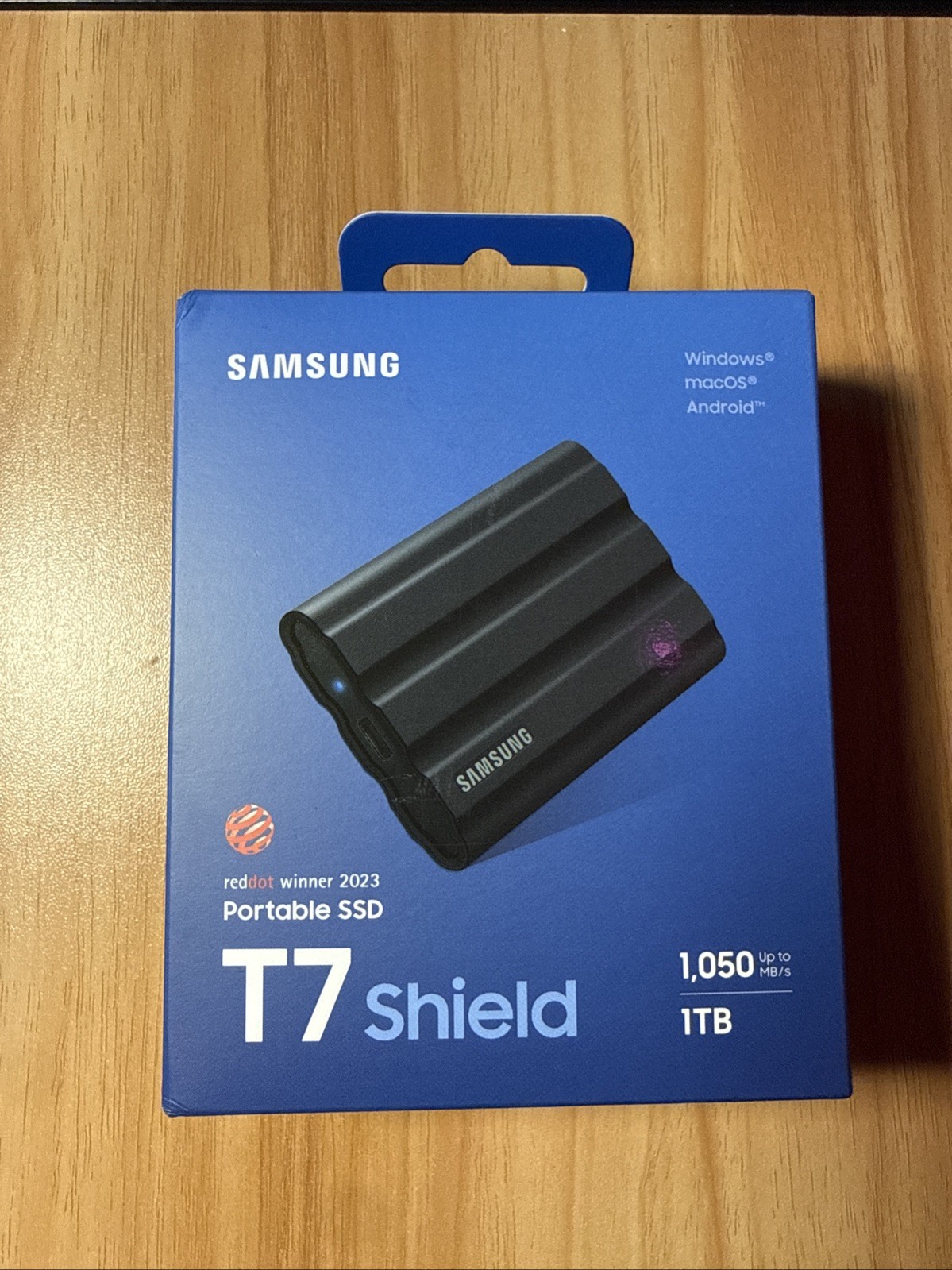 Samsung T7 Shield 1TB USB 3.2 Gen 2 External Portable SSD, New Sealed