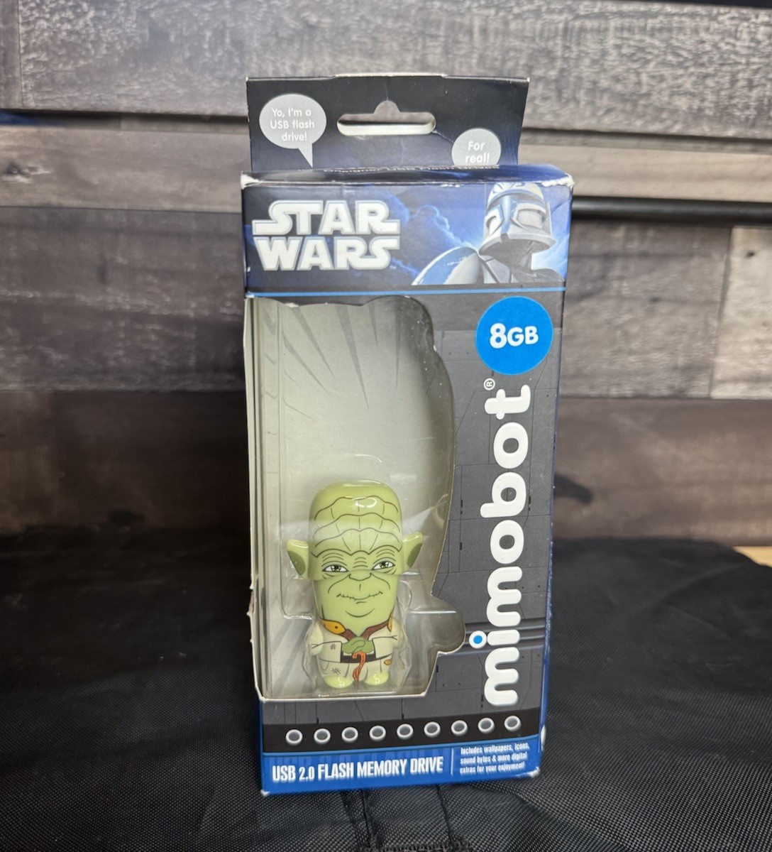 Mimobot 8GB USB FLash Drive Star Wars Yoda NEW
