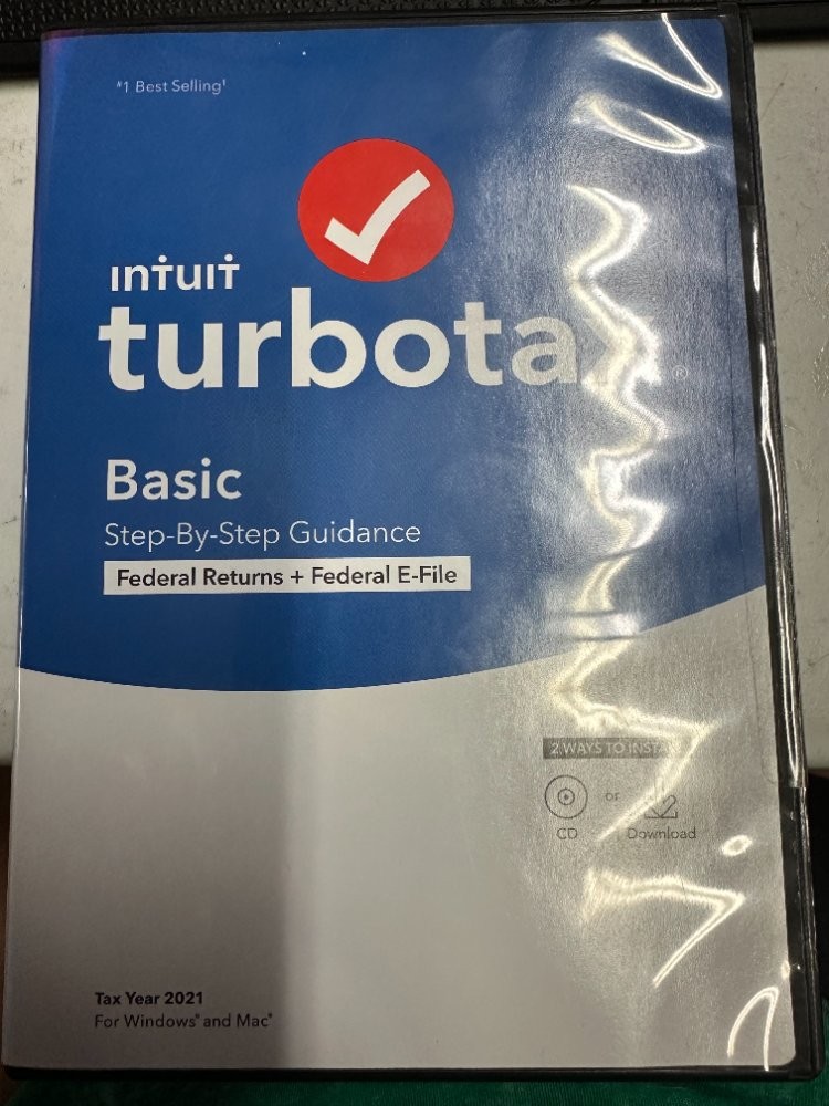 Intuit TurboTax Basic Fed 2021