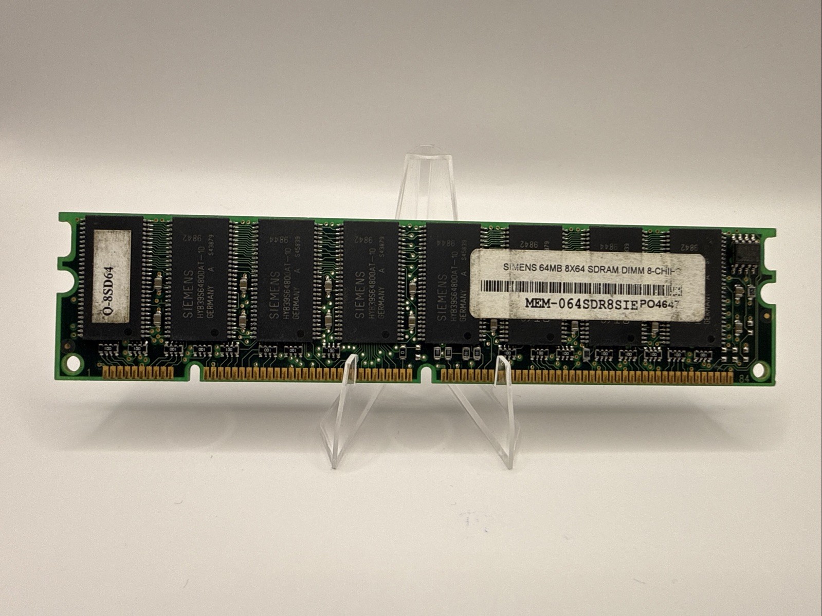 64MB PC66 SDRAM 168-Pin DIMM Desktop RAM Siemens Chips Vintage Memory