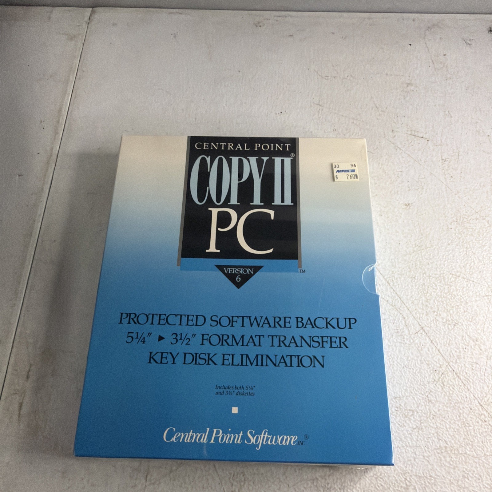 SEALED Central Point Software Copy II PC Version 6 5.25” and 3.5” Disks VTG IBM
