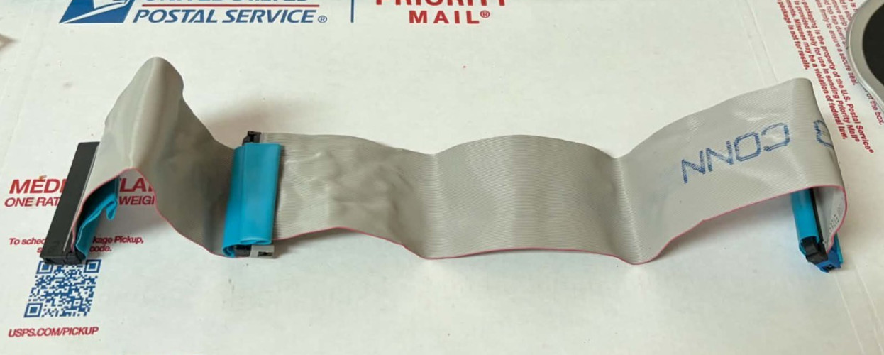 Dell 40-Pin IDE PATA Ribbon Cable Internal HDD CD DVD Drive Blue Pull Tabs OEM