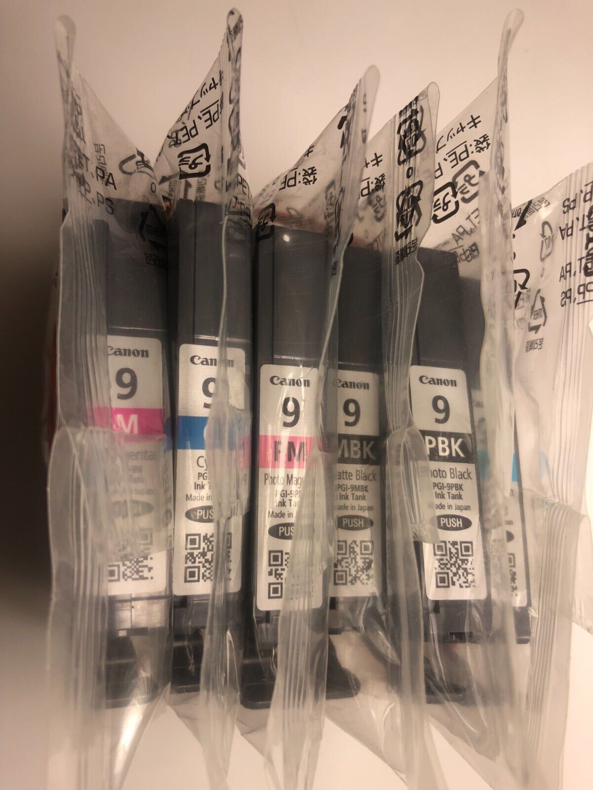 Genuine Canon PGI-9 (6 Colors) for Pro9500, Pro9500 Mk II
