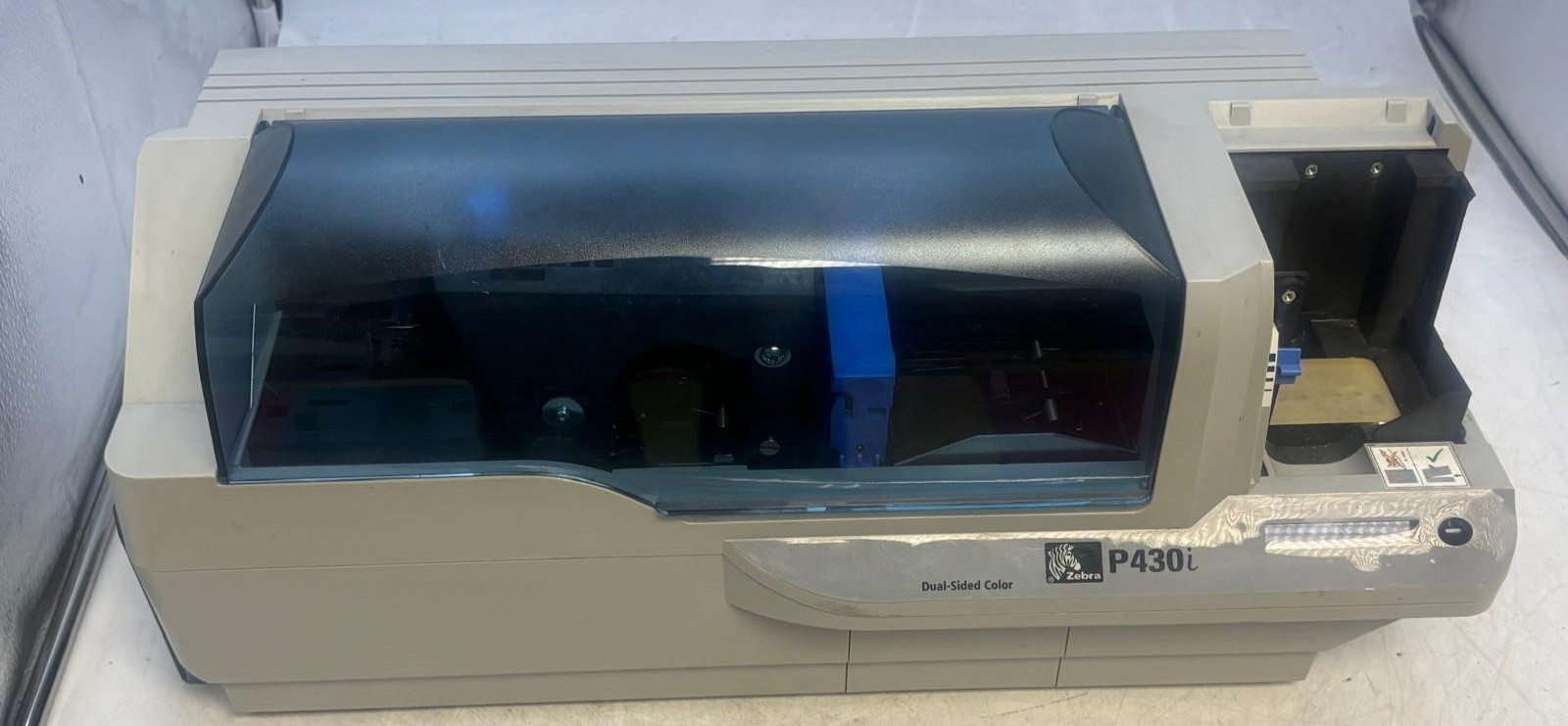 Zebra P430i (P430i-0000A-ID0) ID Card Thermal Printer - As Is For Parts Only