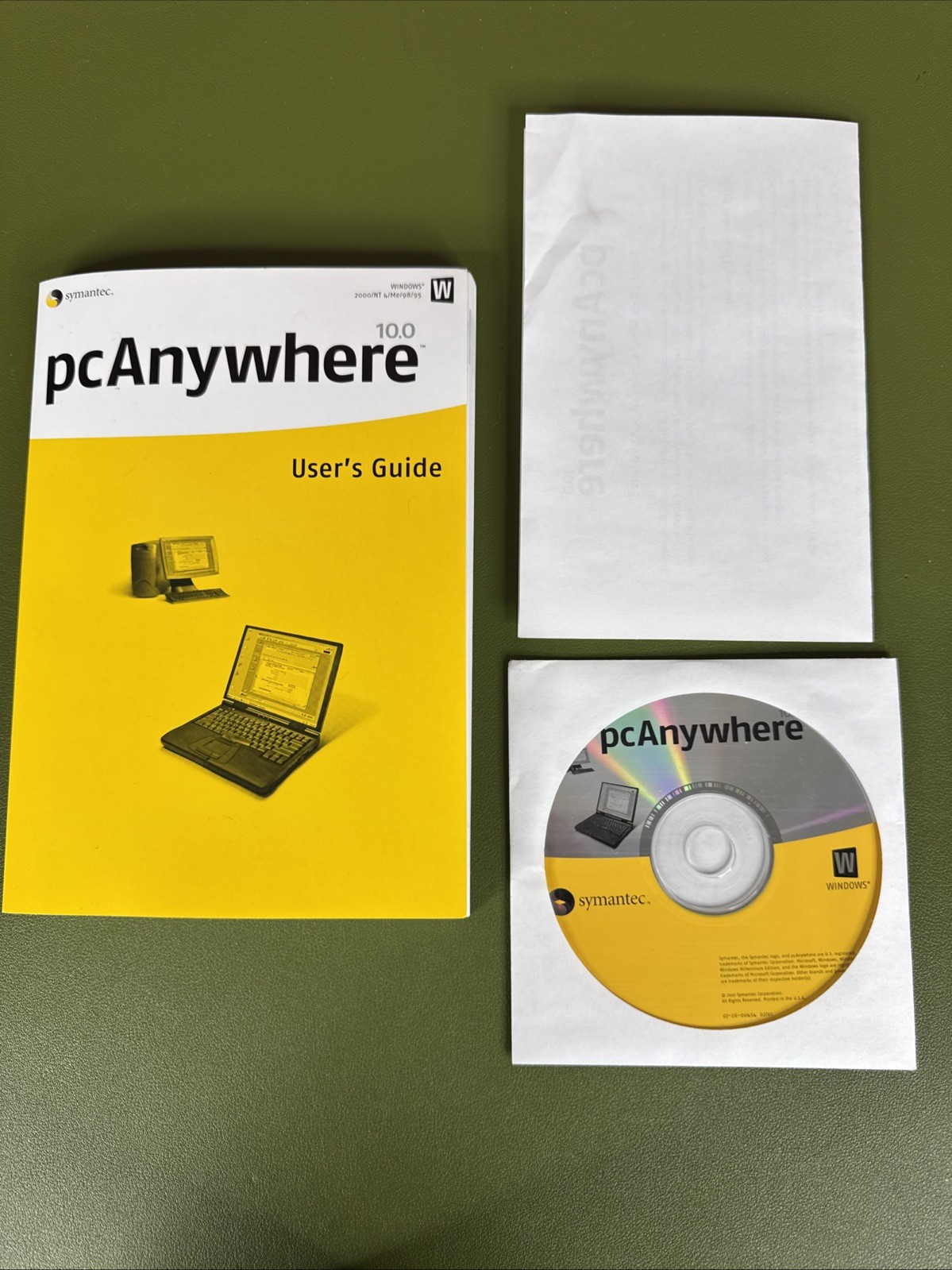 Symantec PC Anywhere  Version 10.0 Vintage Software + Manual, Windows