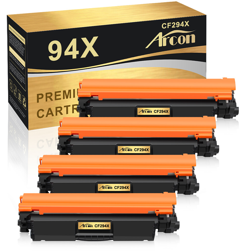 4PK CF294X 94X Toner Compatible with HP LaserJet Pro MFP M118dw M148fdw M149fdw