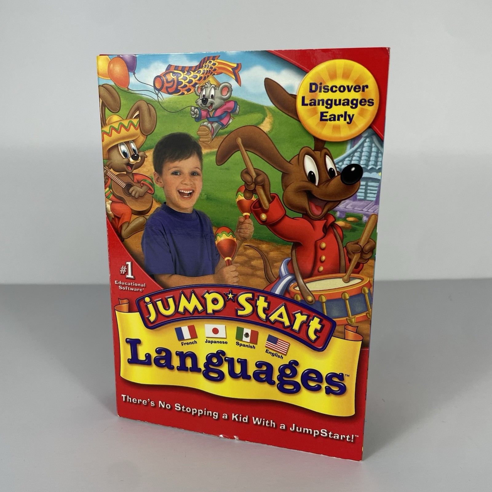 JumpStart Languages Age 3-6 2000s Era Windows CD‑ROM Vista/XP Compatible Vintage