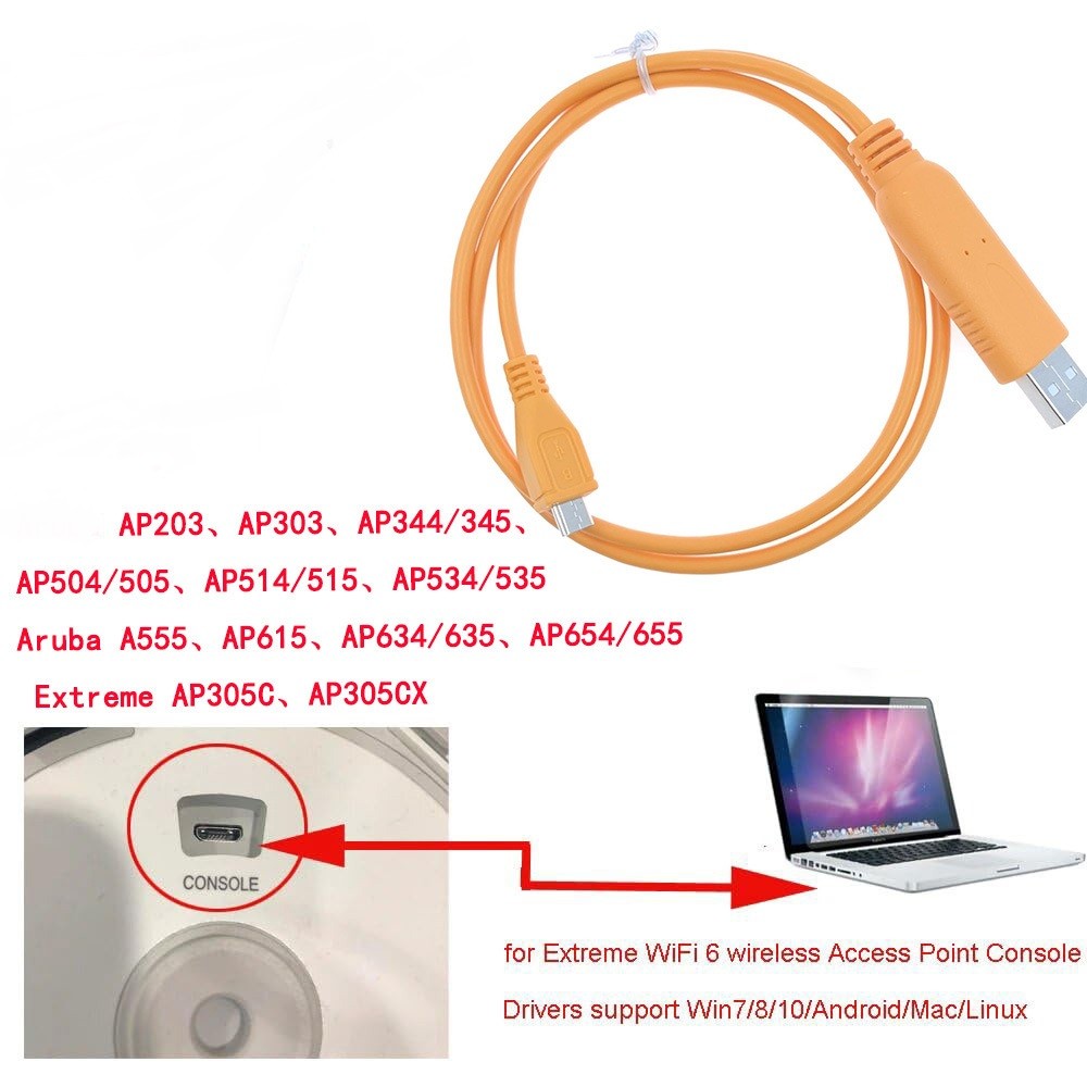 AP-CBL-SERU JY728A with FTDI Chip Adapter Console Adapter Cable For Aruba