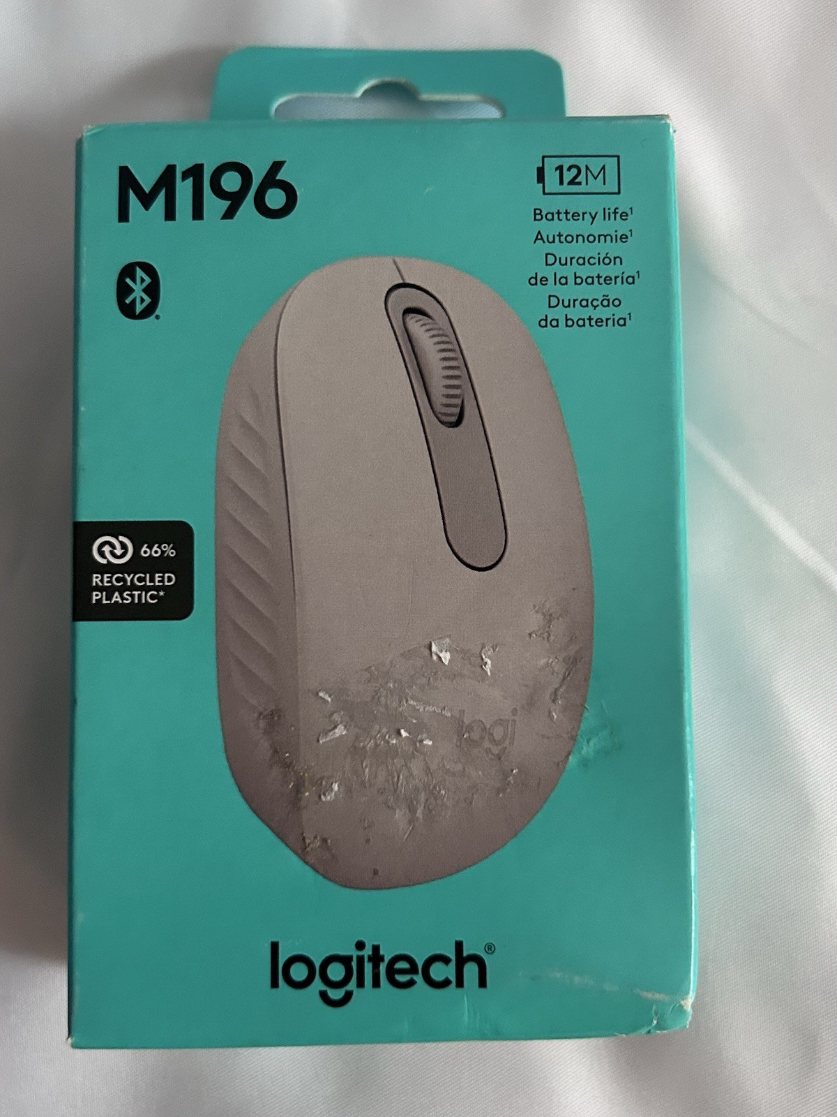Logitech M196 Bluetooth Wireless Mouse New In Box