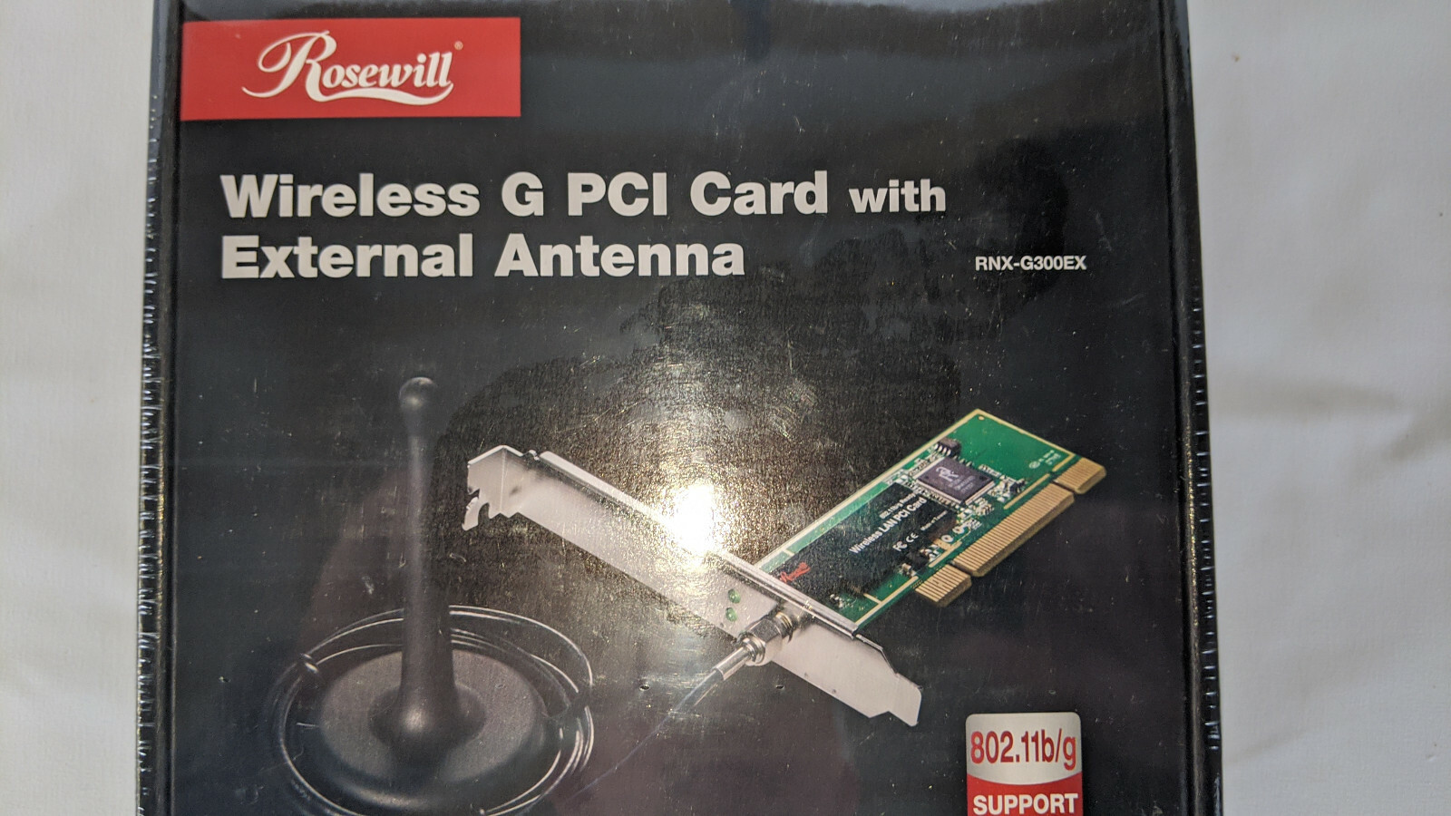 Rosewill RNX-G300EX Wireless G Card, IEEE 802.11b/g, PCI Up to 54Mbps, *NEW*