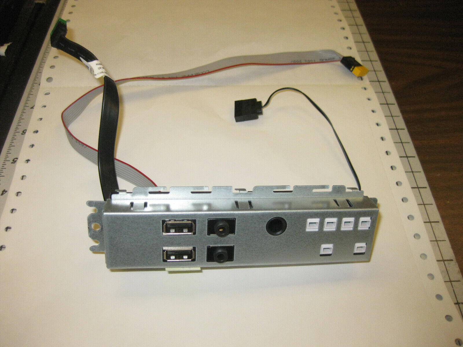 3D62W Dell  Front I/O Panel USB Audio  Assembly  Optiplex 3020 SFF Small Form PC