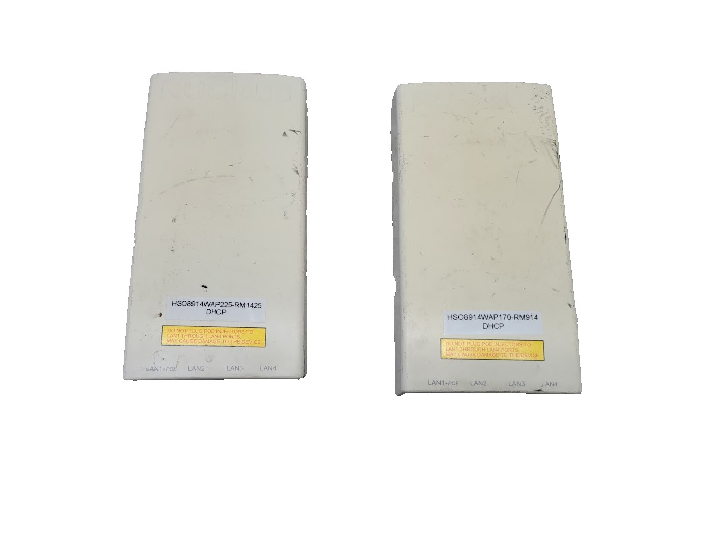 Lot of 2 Ruckus ZoneFlex H500 Dual Band Wall Mounted Access Point