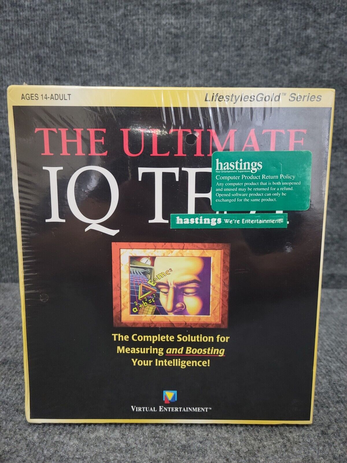 Vintage 1997 THE ULTIMATE IQ TEST CD-ROM