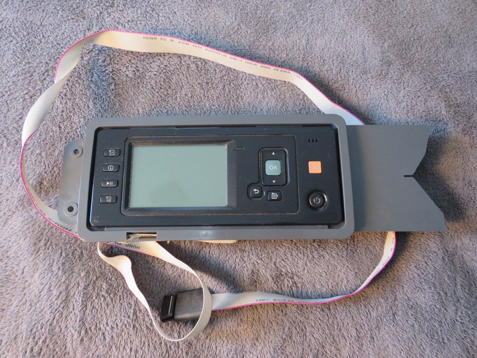 HP Designjet Z6200 Front Control LCD Panel Display CQ109-67005 CQ111-60011