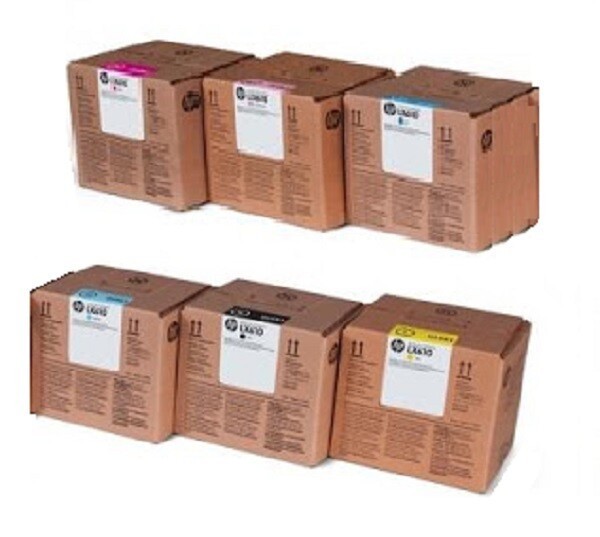 Genuine Ink HP SCITEX LATEX LX600 LX800 DesignJet L65500 / 786 CC585A -CC590A