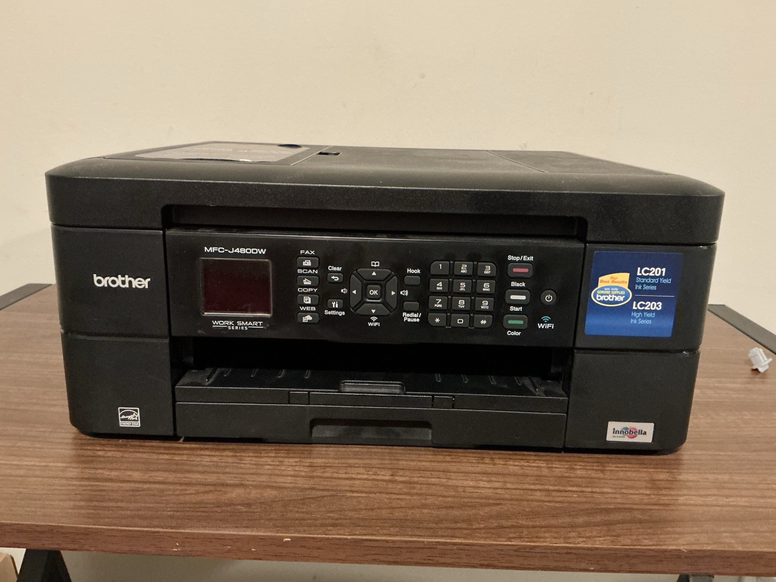 Brother MFC-J480DW Work Smart Color Inkjet All-in-One Wireless Duplex Fax