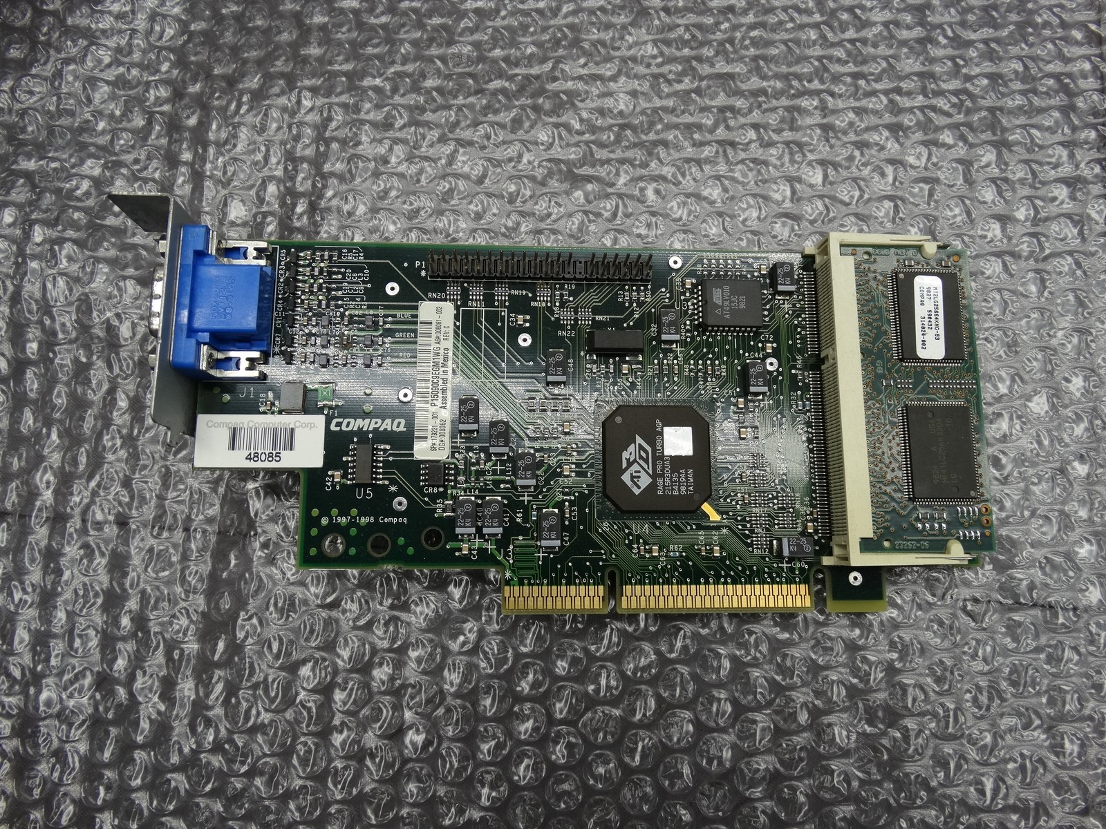 ATI 3D Rage Pro Turbo AGP 8Mb Video Graphics Card Compaq 179231-001