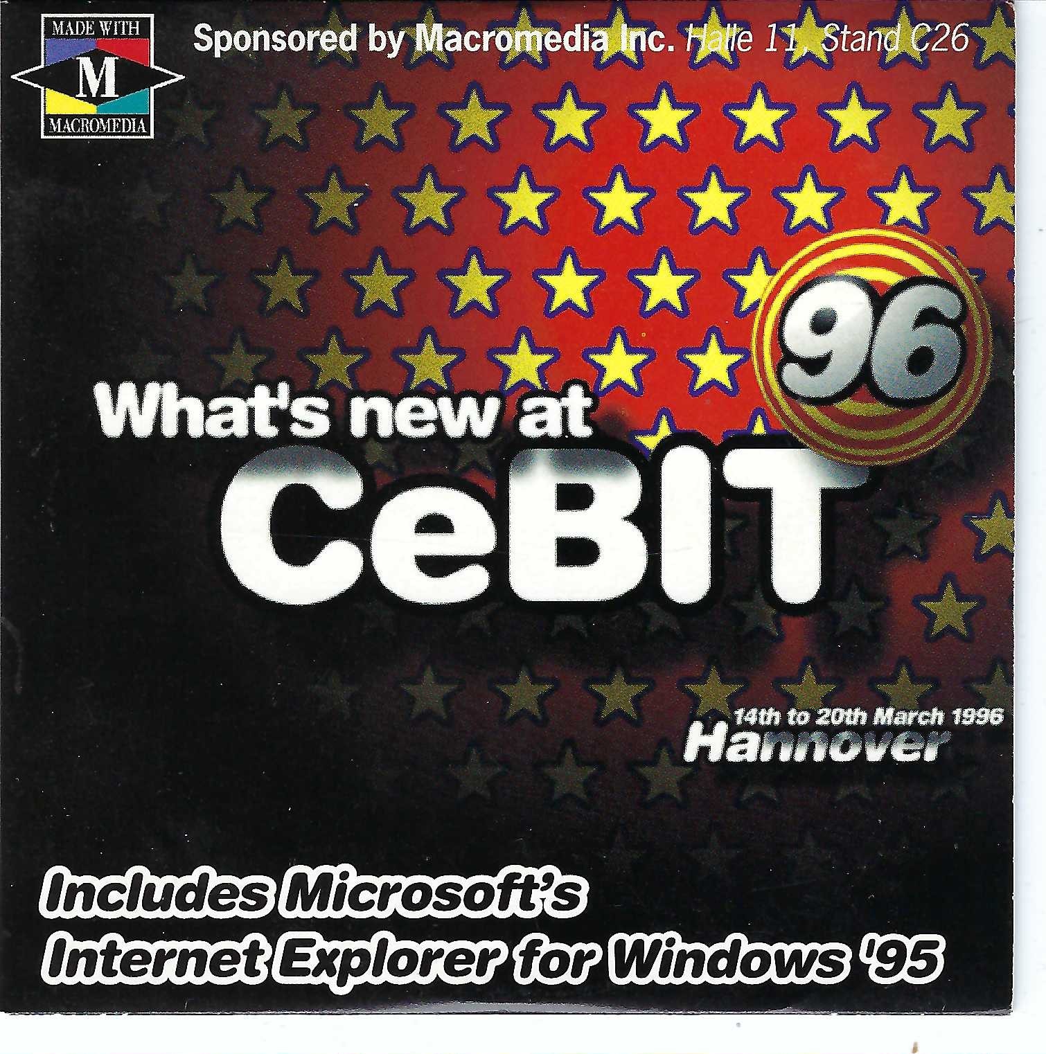 ITHistory SOFTWARE IBM  (1996)  WHAT'S NEW AT CEBIT Macromedia Plasmon CD OF