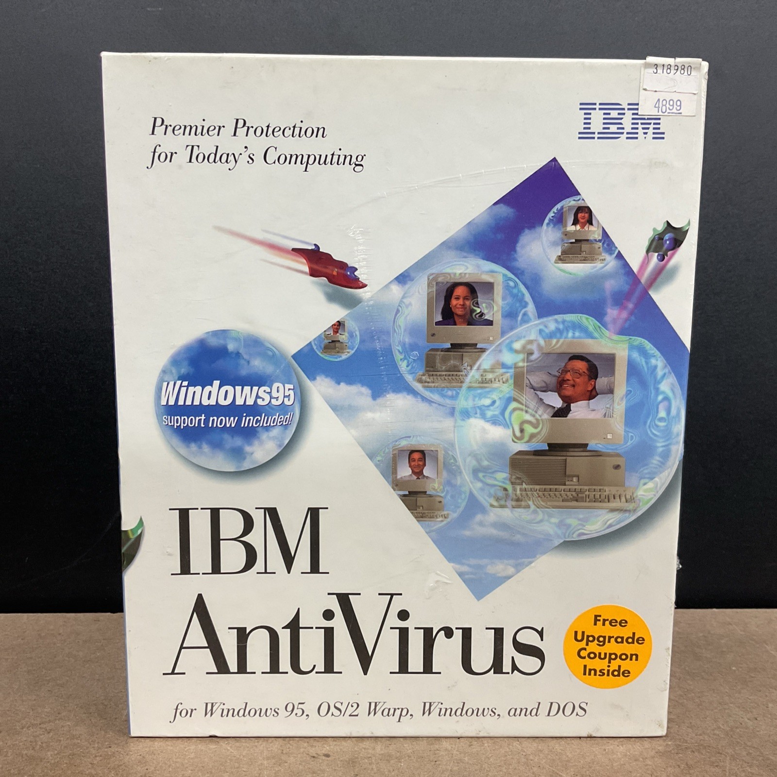 IBM AntiVirus OS/2 Warp DOS Windows 95 Ver. 2.4 Vintage Computing Factory Sealed