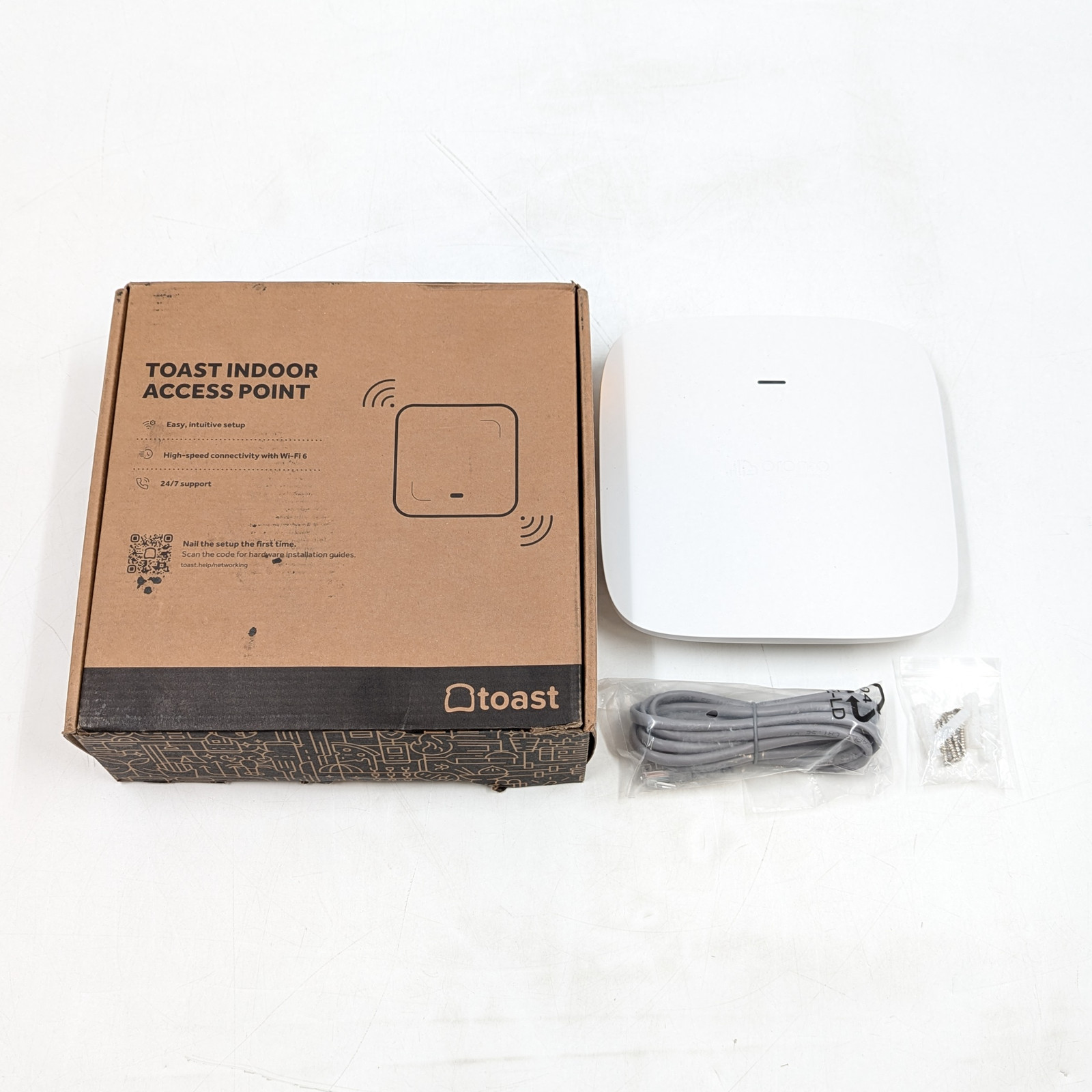 Pronto Networks Toast Cloud Managed Wi-Fi 6 Indoor Access Point (PC26-W6-MT-48C)