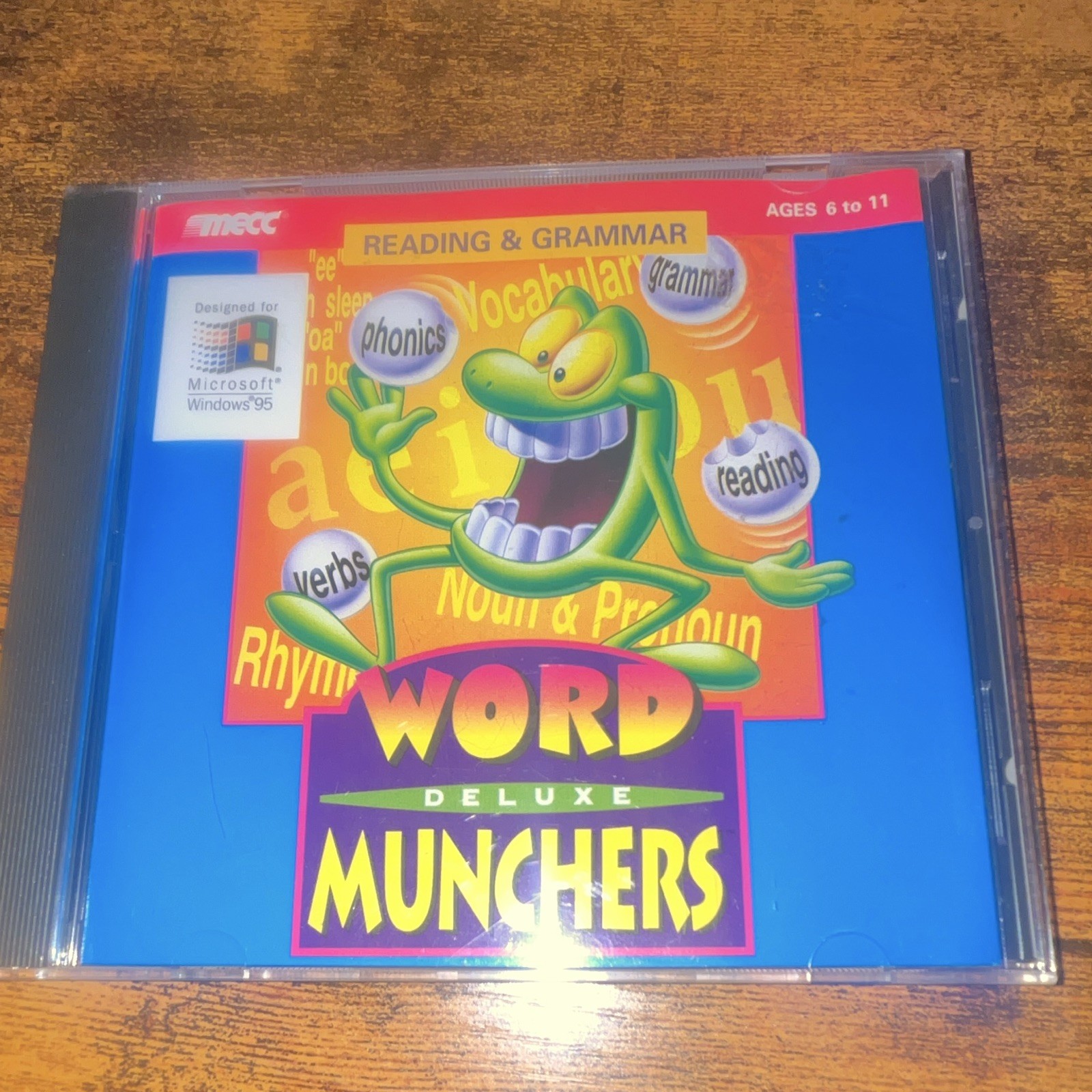 MECC Word Munchers Deluxe Reading & Grammar CD, Windows 95, English, Ages 6-11