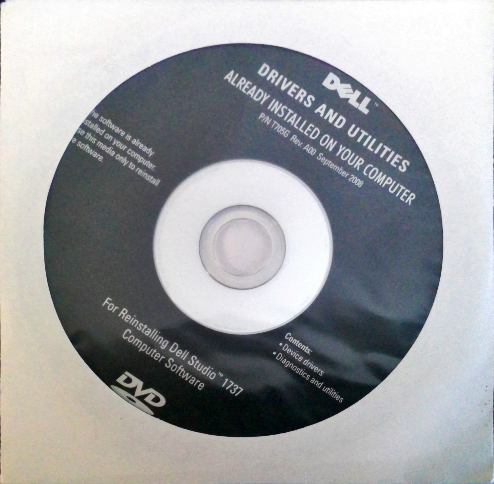 Dell Drivers and Utilities for Reinstalling Dell Studio 1737 Computer Software