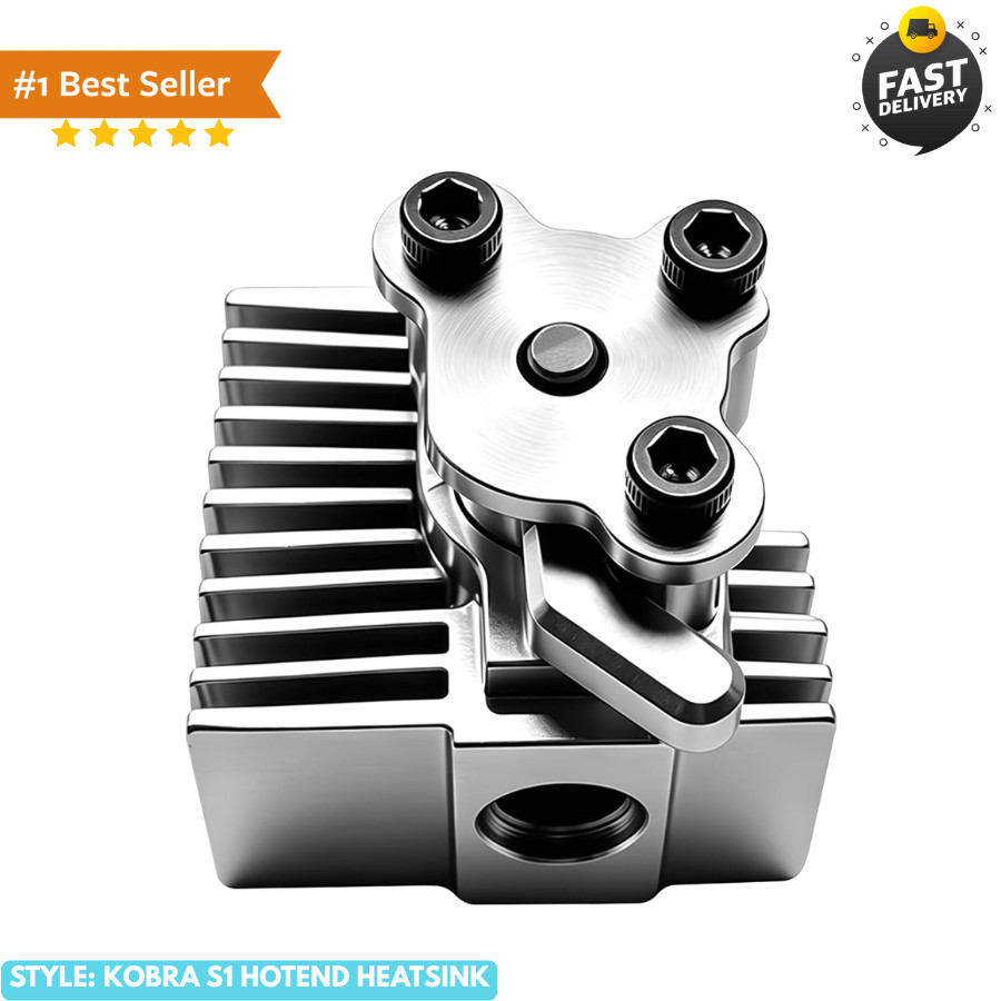 Kobra S1 Hotend Heatsink Replacement for Anycubic Kobra S1 Combo, All Metal A...