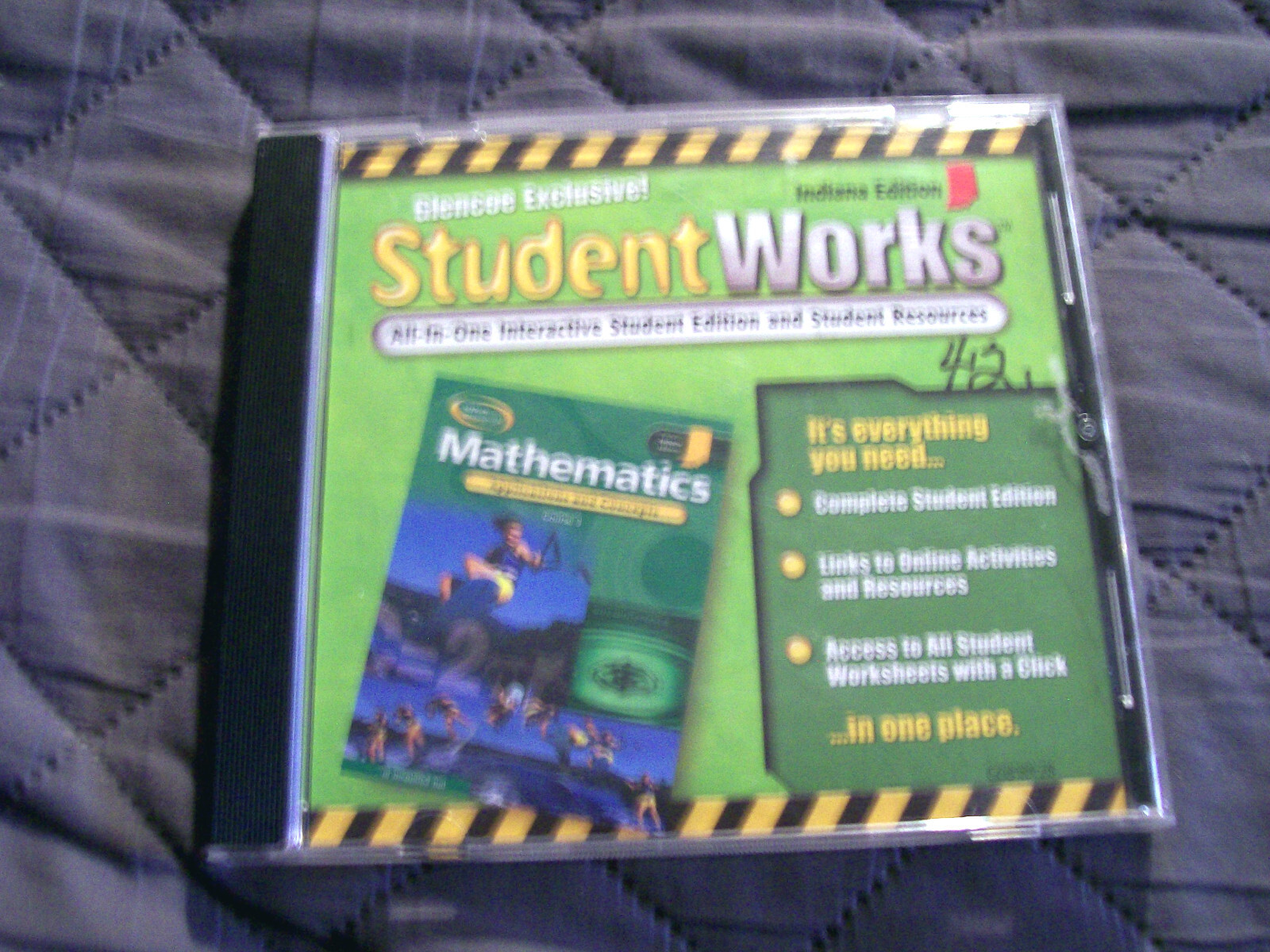 Glencoe Mathematics Student Works All-In-One Interactive Student Indiana Edition