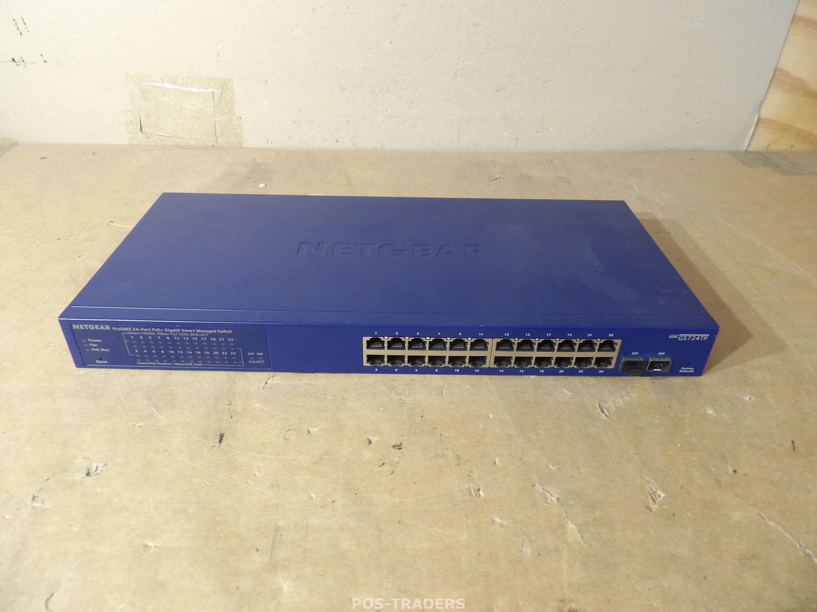 NETGEAR GS724TP V2 ProSAFE 24-Port PoE+ Smart Managed Gigabit Ethernet Switch