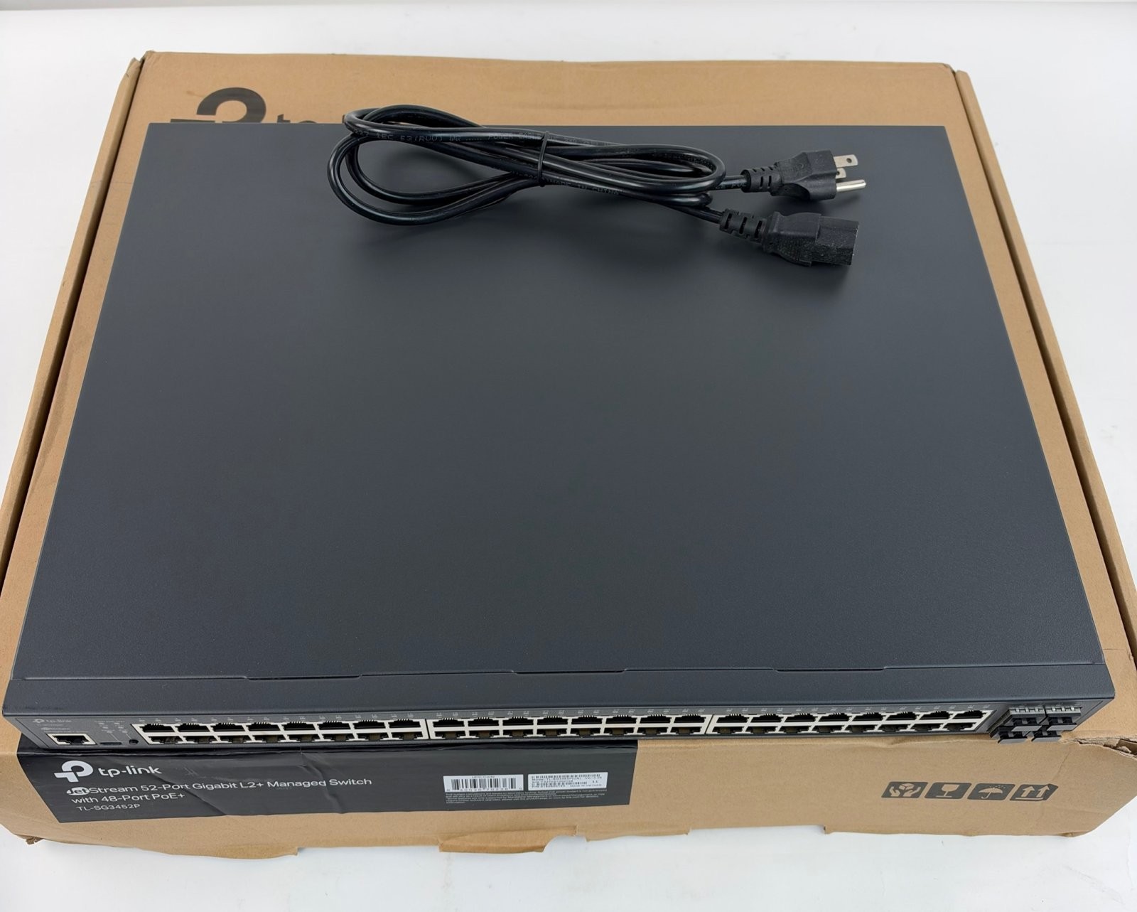 Tp-link Omada TL-SG3452P JetStream 52-Port Gigabit L2+ Managed Switch w/ 48 PoE