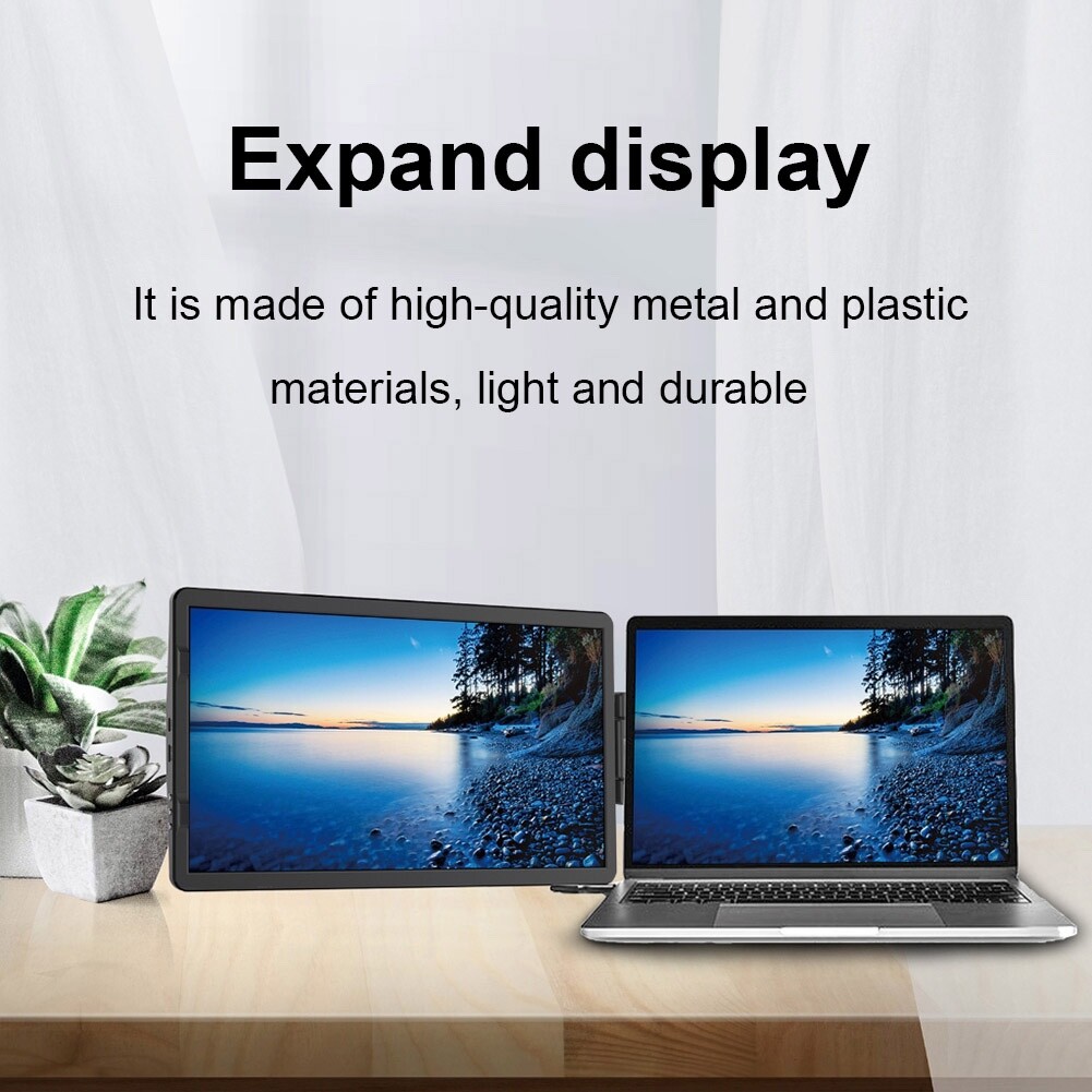 14.1 Inch Portable Display Monitor FHD Portable Monitor Extender