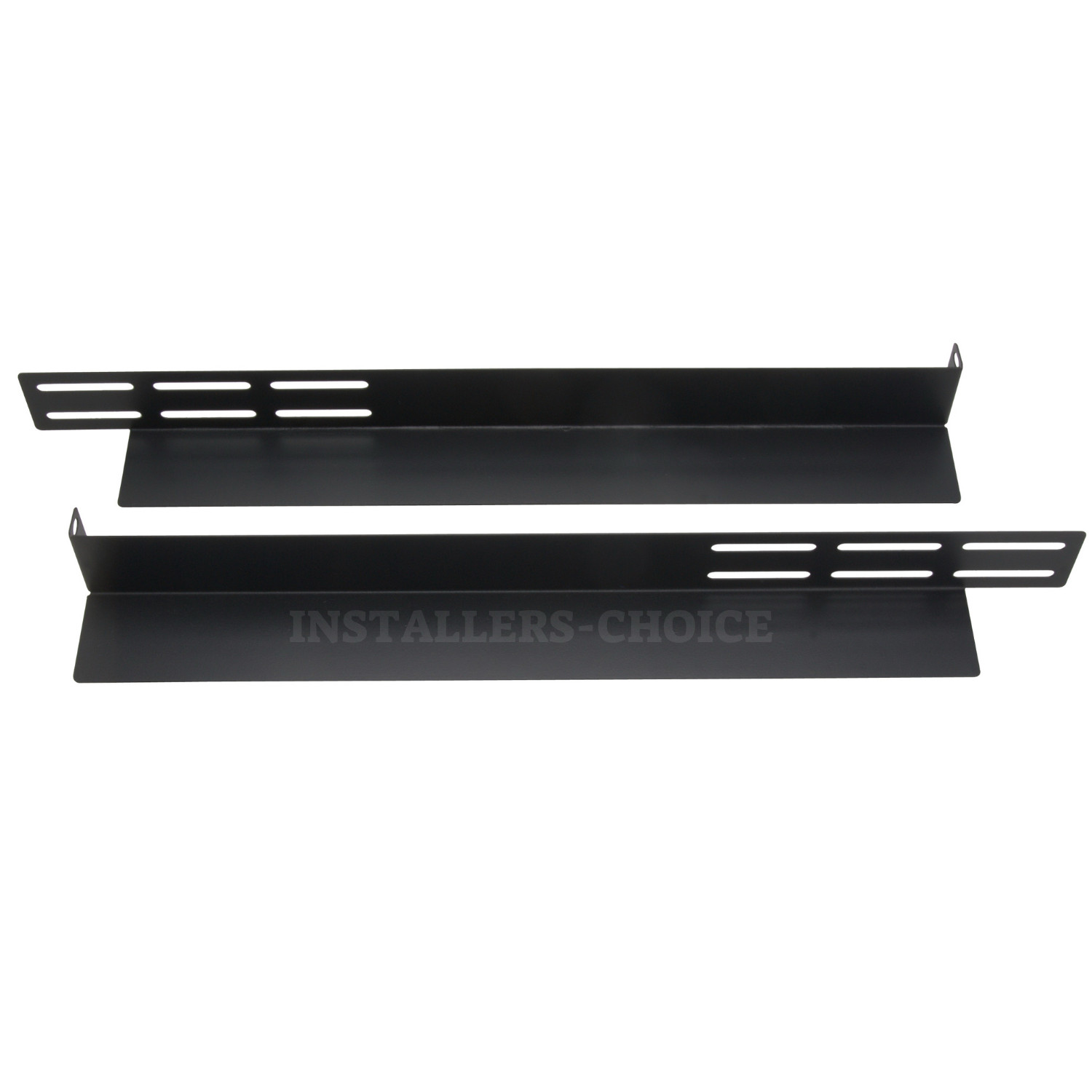 1U Adjustable Rack Mount Server Shelf Rails, 16.14" Deep, 6lb Capacity Black lot