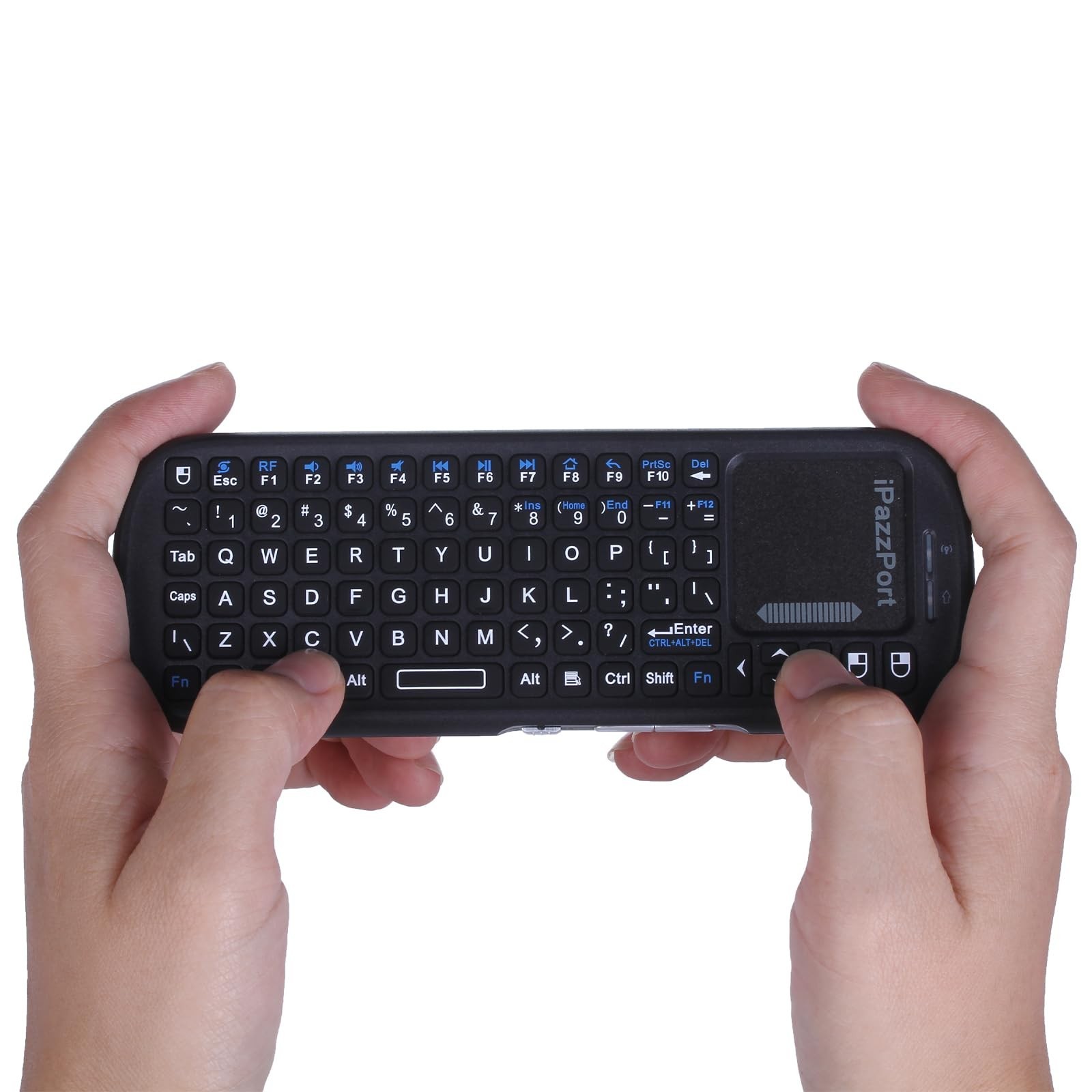 iPazzPort 2.4G Mini Wireless Keyboard with Touchpad Mouse Combo, Lightweight ...