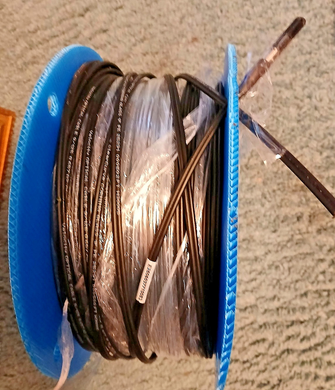 100+ Feet VELOCITY Corning Glass ClearCurve Optical Fiber - Ships from US