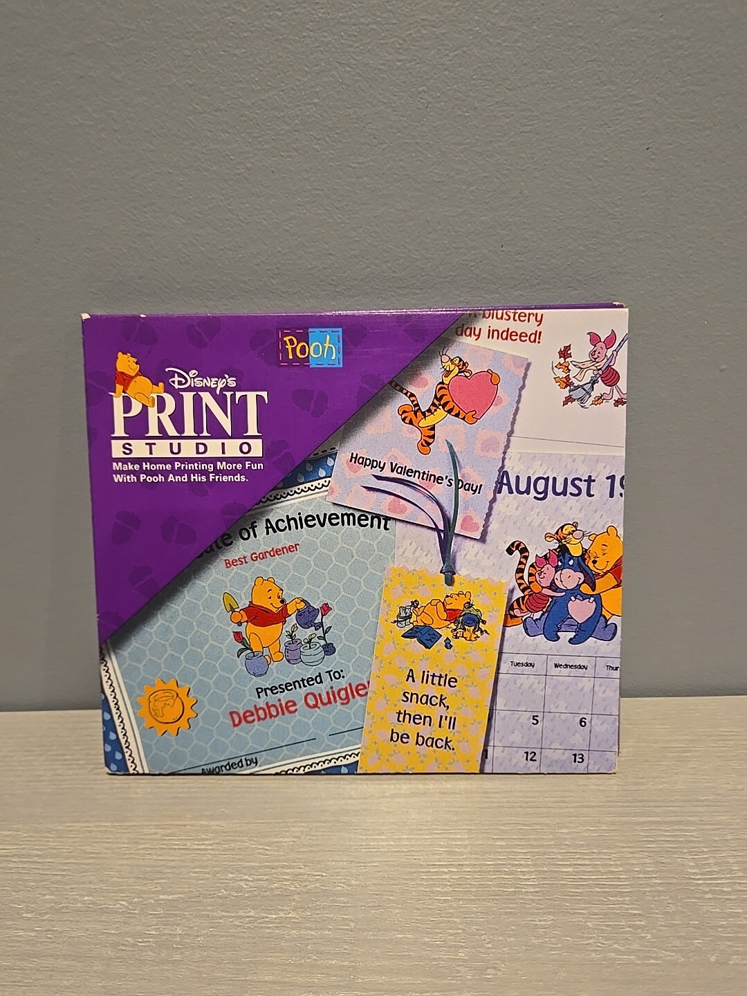 Disney’s Winnie The Pooh Print Studio PC CD Windows 1997