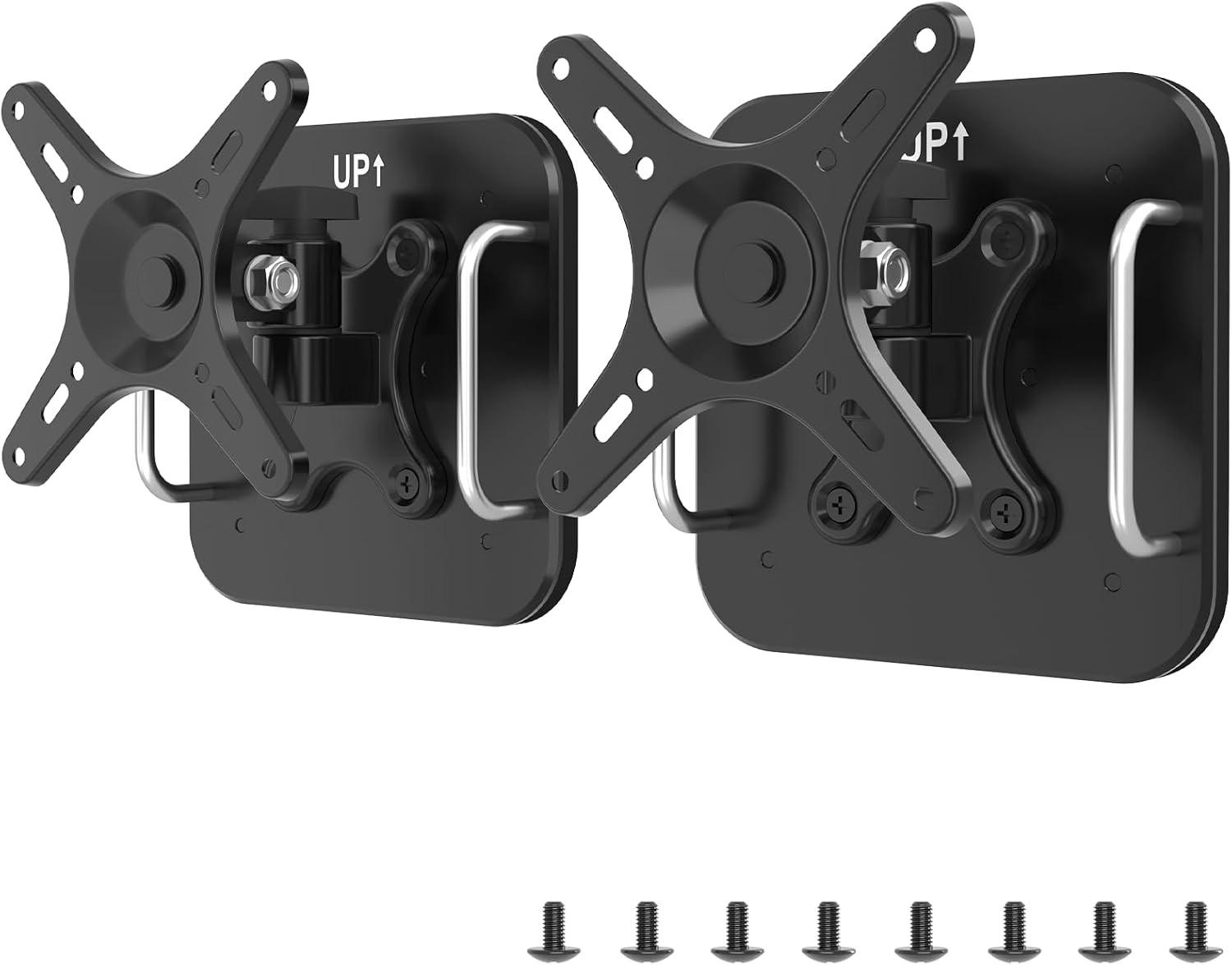 2-Pack Adjustable Magnetic Monitor Mount for 13-34 Inch Monitor with Handle