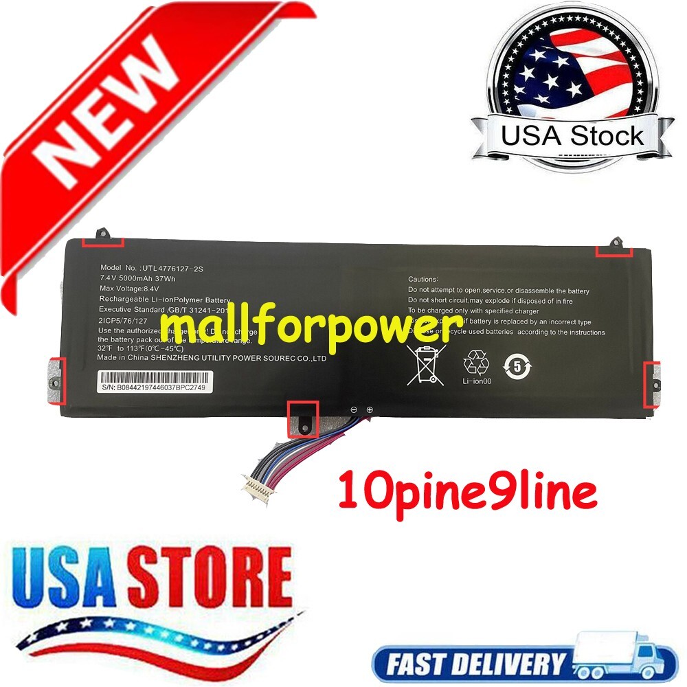 9 Lines Replacement UTL4776127-2S Battery for PRESTIGIO Smartbook 141 C2 Laptop