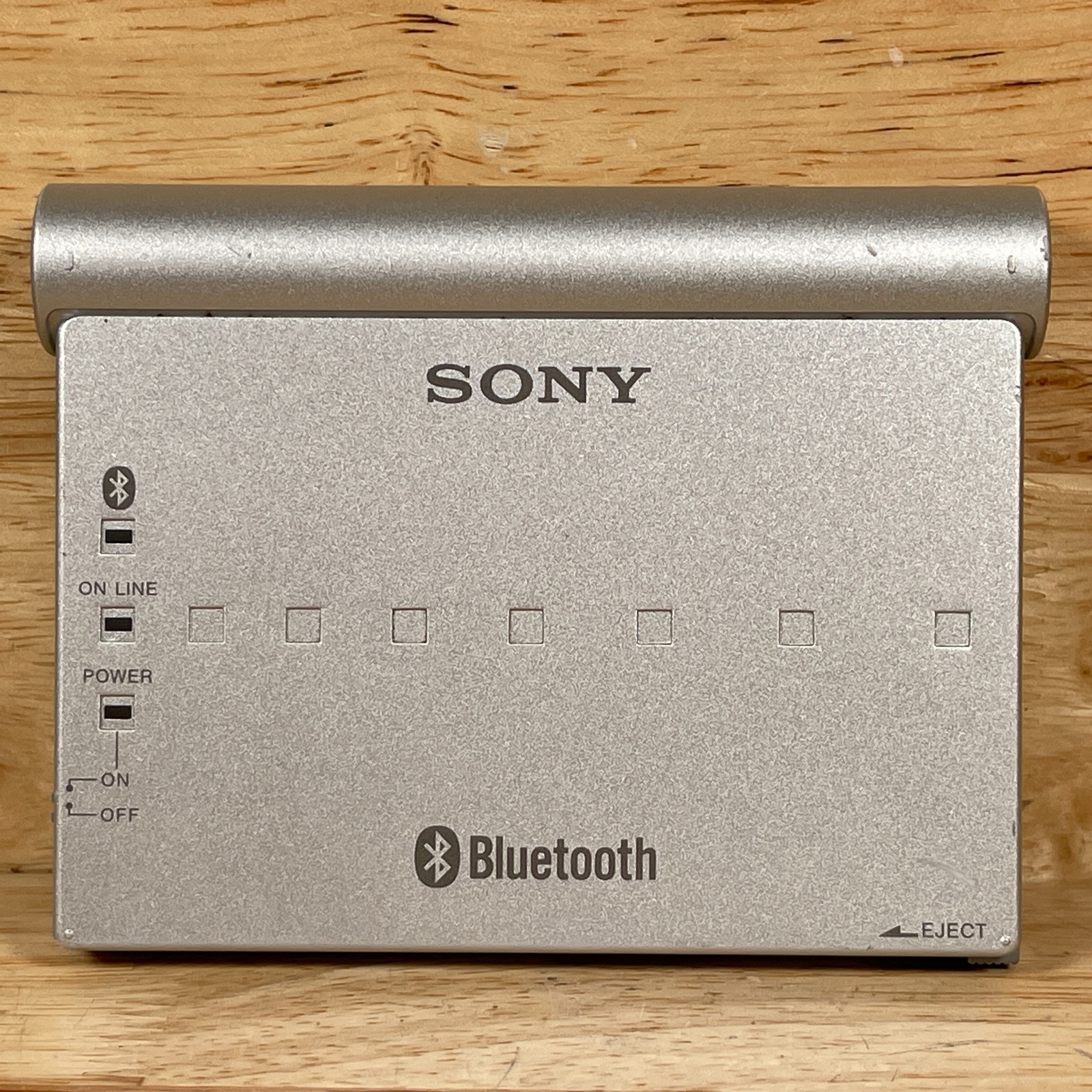 Sony BTA-NW1 Silver Bluetooth Function Modem Adapter w/ MDM-5614G PC Card Modem