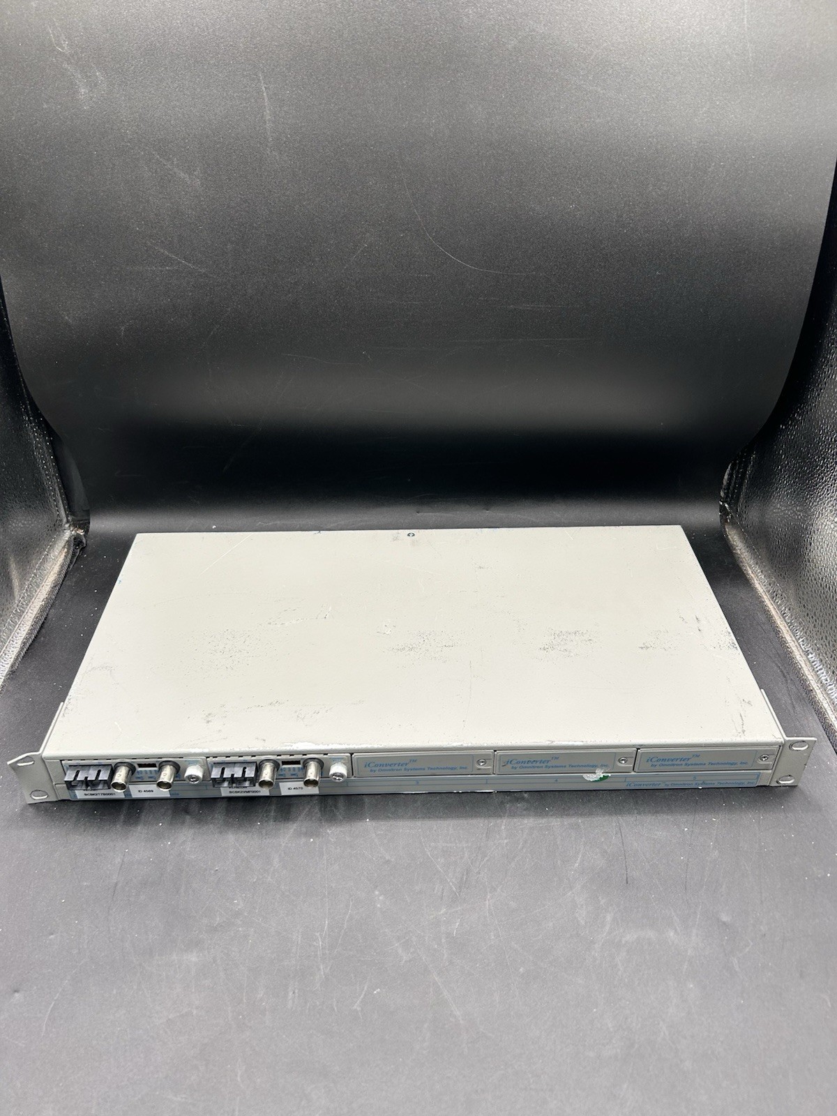 Omnitron Systems IConverter 8220-2 w/Modules 2xGX/T2, GX/T, 2x10/100 Dual Power