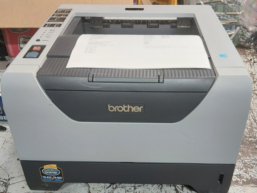 Brother HL-5340D Workgroup Laser Printer  With TONER/DRUM/NO CORD/Tested