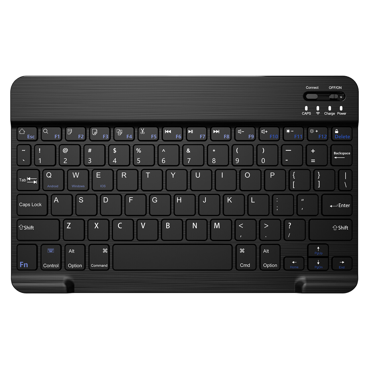 Ultra-Slim Wireless Bluetooth Keyboard for PC /Mac/iOS/iPad/Tablet, Quiet Typing