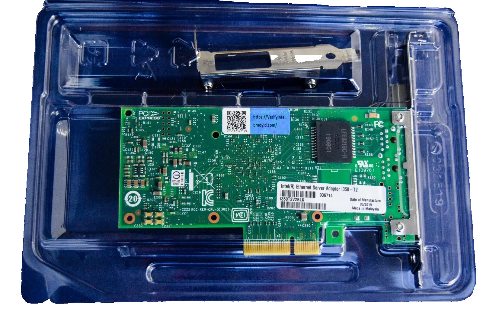 Genuine Intel I350T2V2 Ethernet Server Adapter I350-T2 I350-T2V2 PCIe Dual Port