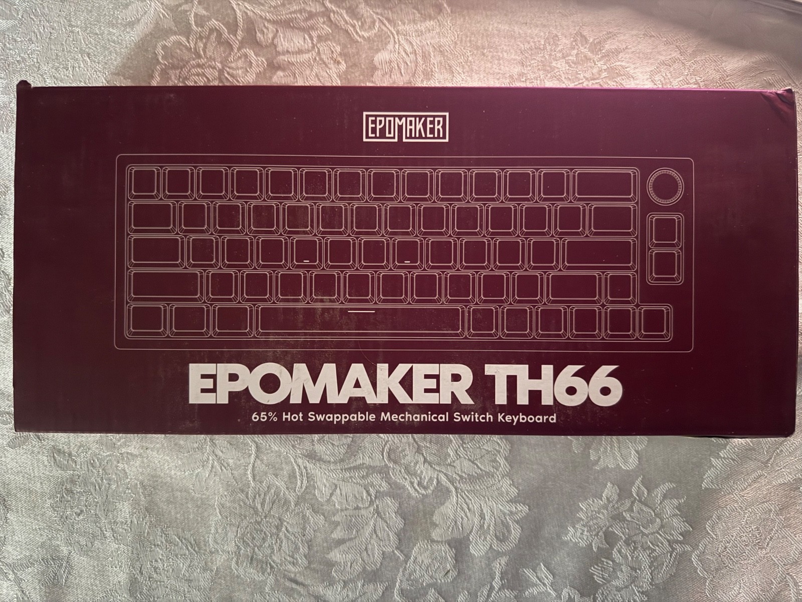 Epomaker TH-66 Mechanical Keyboard Yellow White Grey Tested