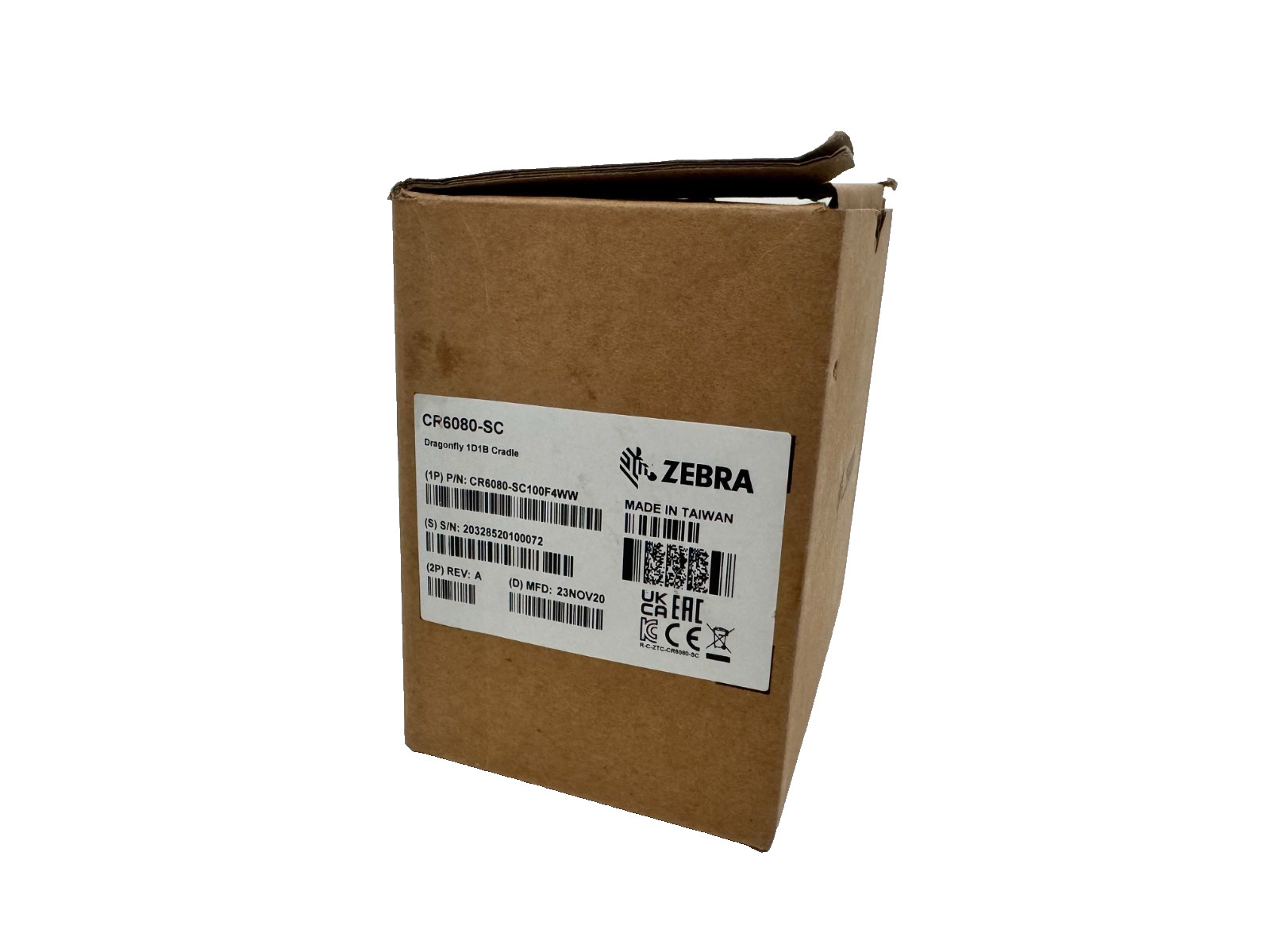 New Open Box OEM Zebra CR6080-SC100F4WW Dock/Cradle