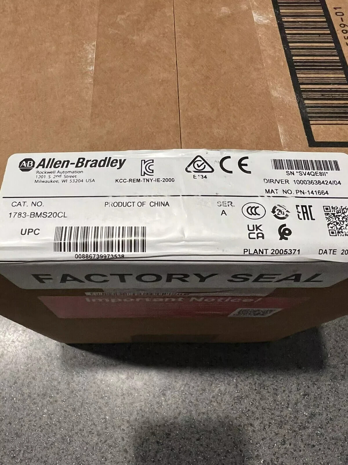 1PC New AB 1783-BMS20CL 1783BMS20CL Stratix 5700 20 Port Managed Switch