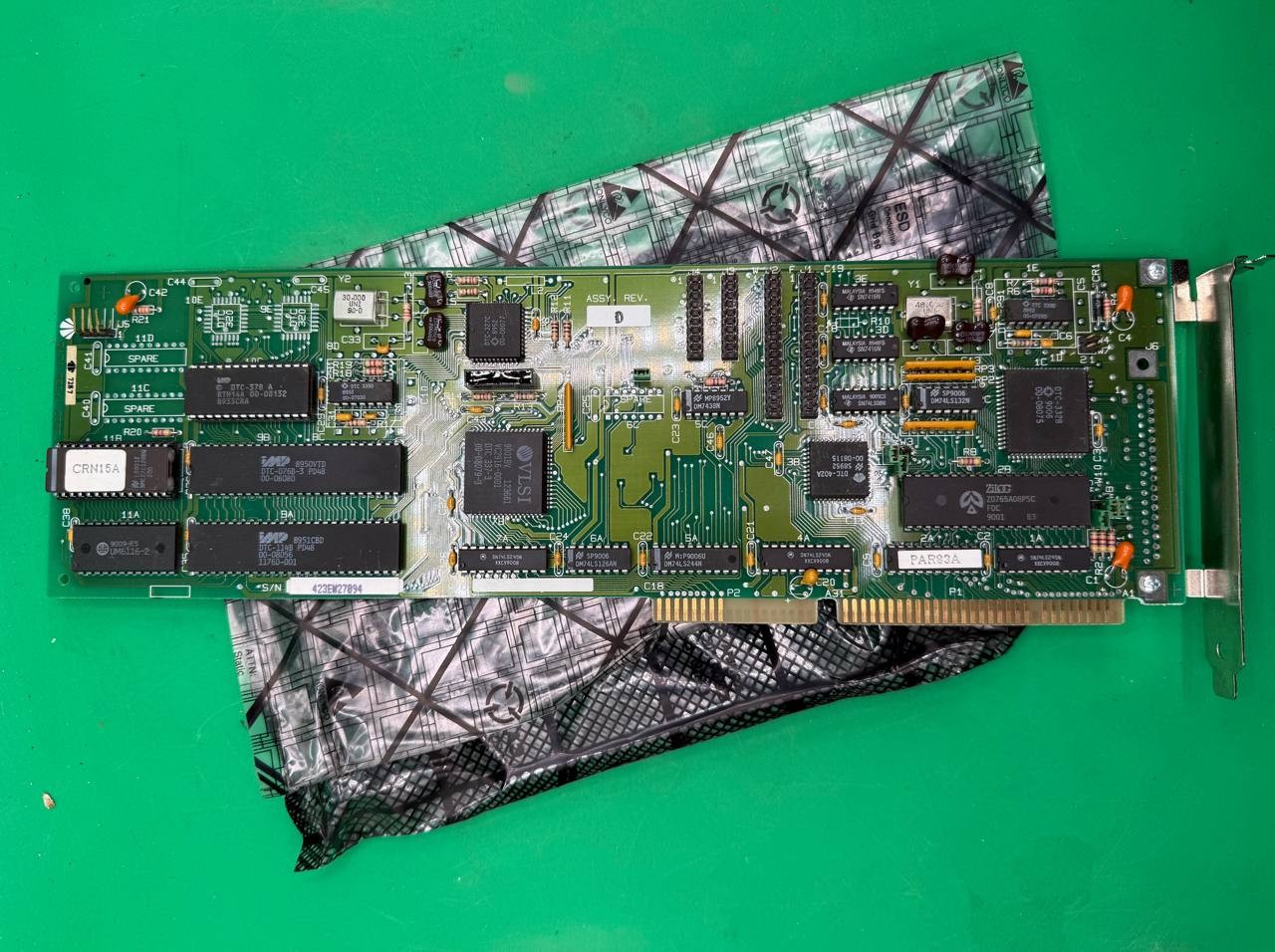 Data Tech Corp ISA Expansion Controller Card DTC-114B Vintage PC Board TC